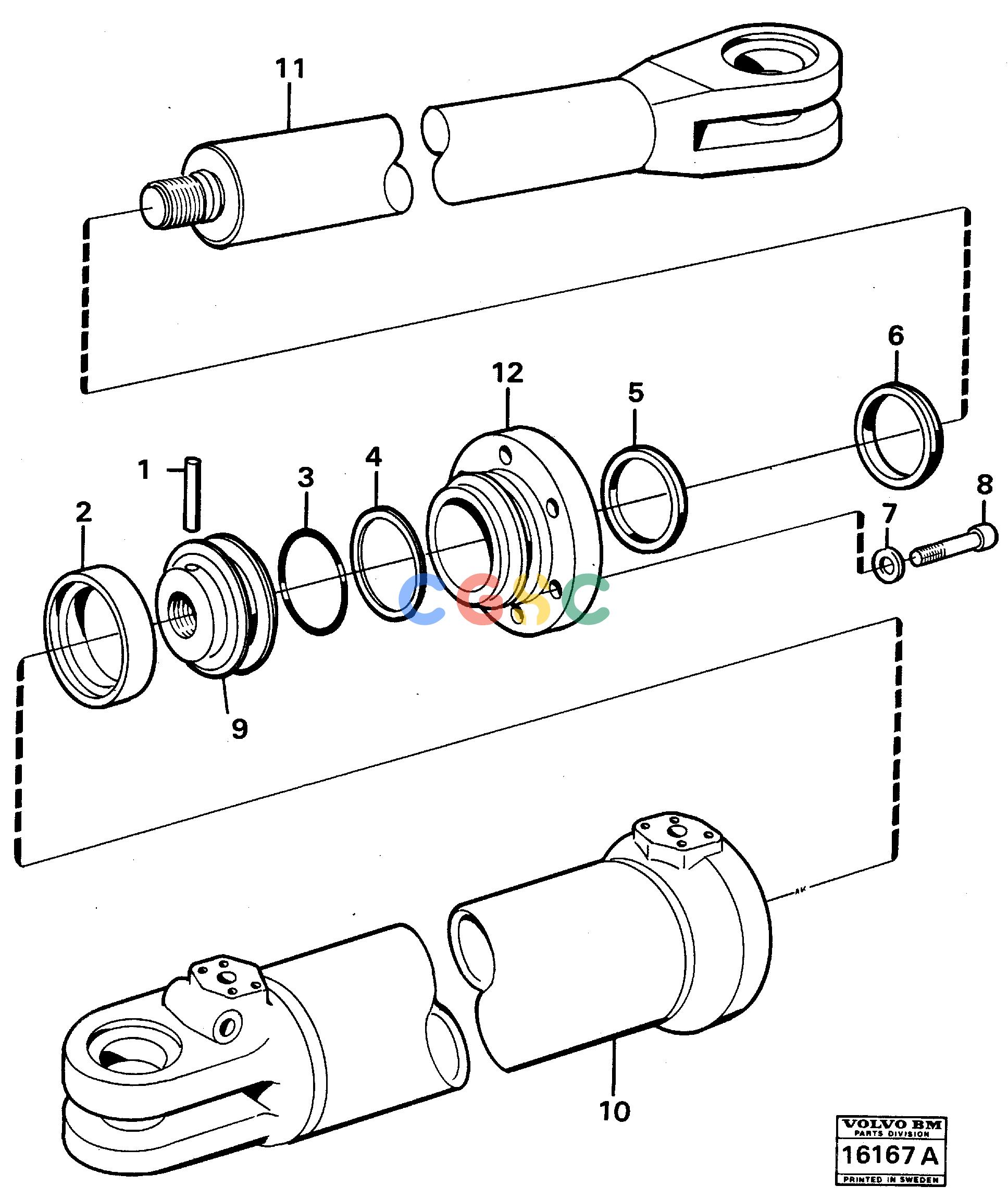 沃尔沃零件查询A25 VOLVO BM Steering cylinderVOLVO BM A25 NoneNoneNoneAutodata Volvo online