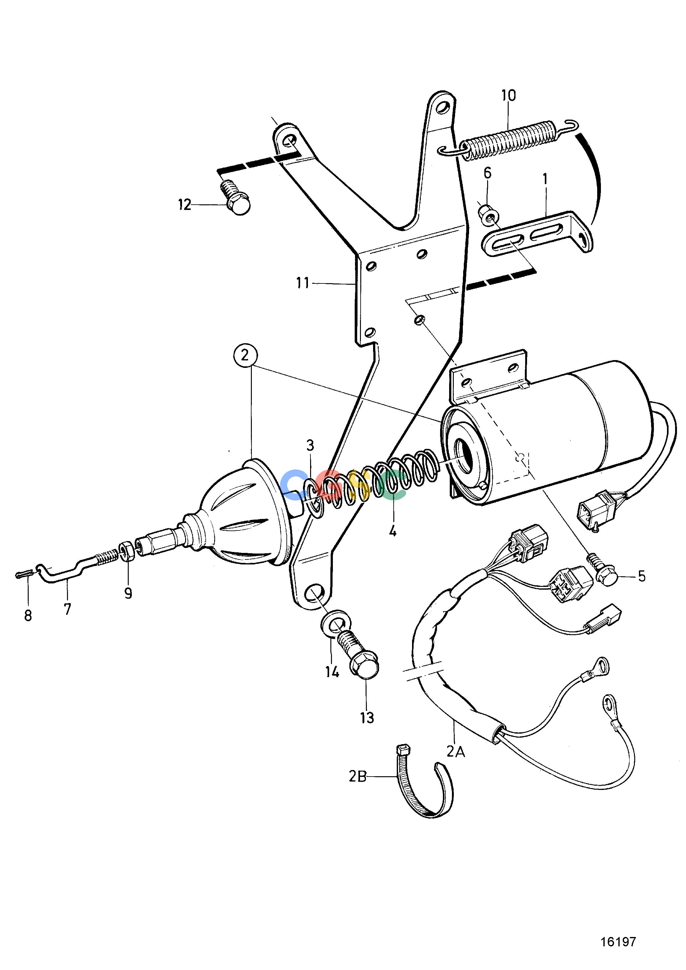 沃尔沃零件查询TAMD72P-A; TAMD72WJ-AControlsStop SolenoidEPC Volvo Penta Parts catalog