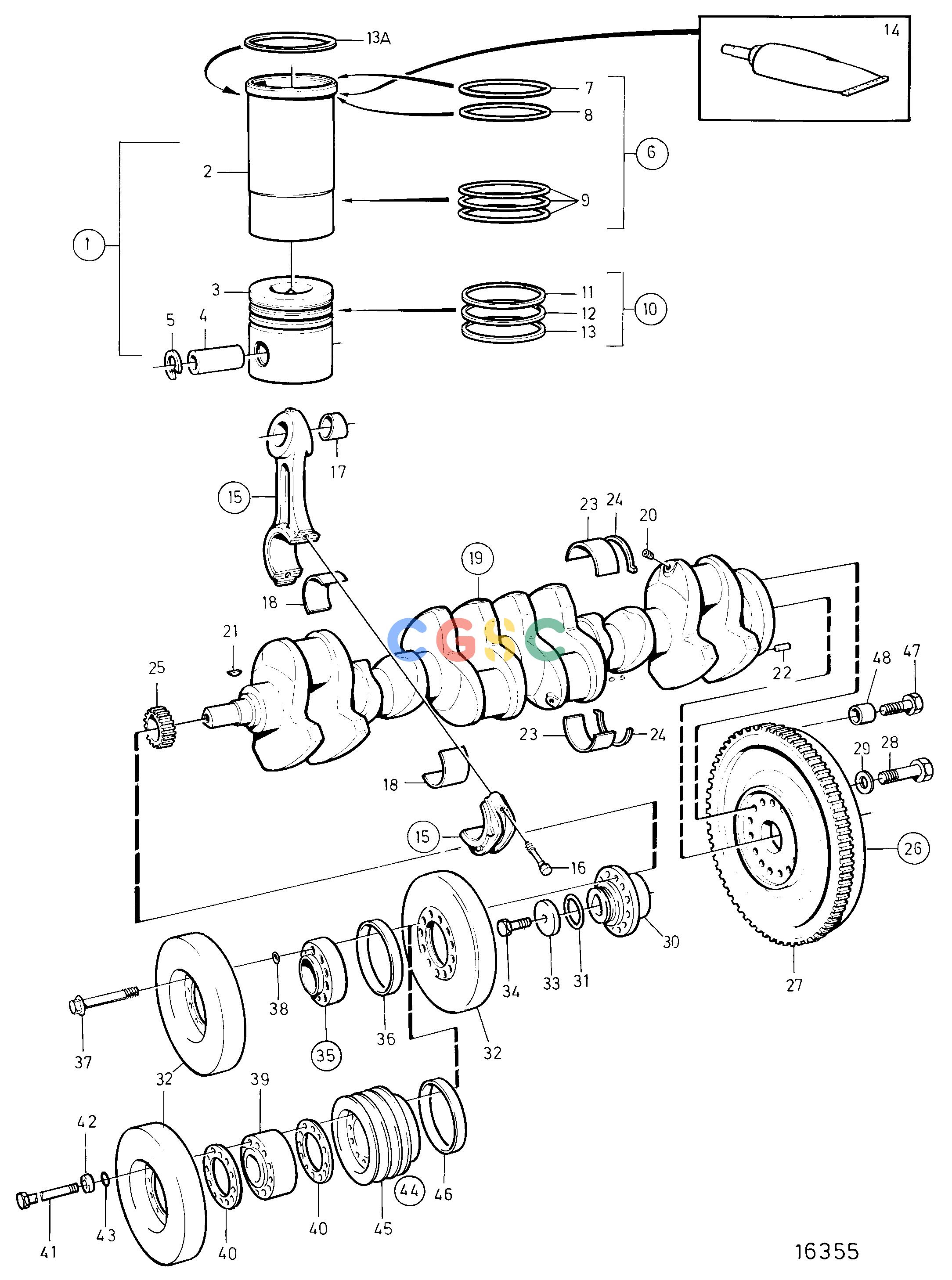 沃尔沃零件查询TAMD165A; TAMD165C; TAMD165P; TAMD165A-A; TAMD165C-A; TAMD165P-AEngineCrank Mechanism: BEPC Volvo Penta Parts catalog