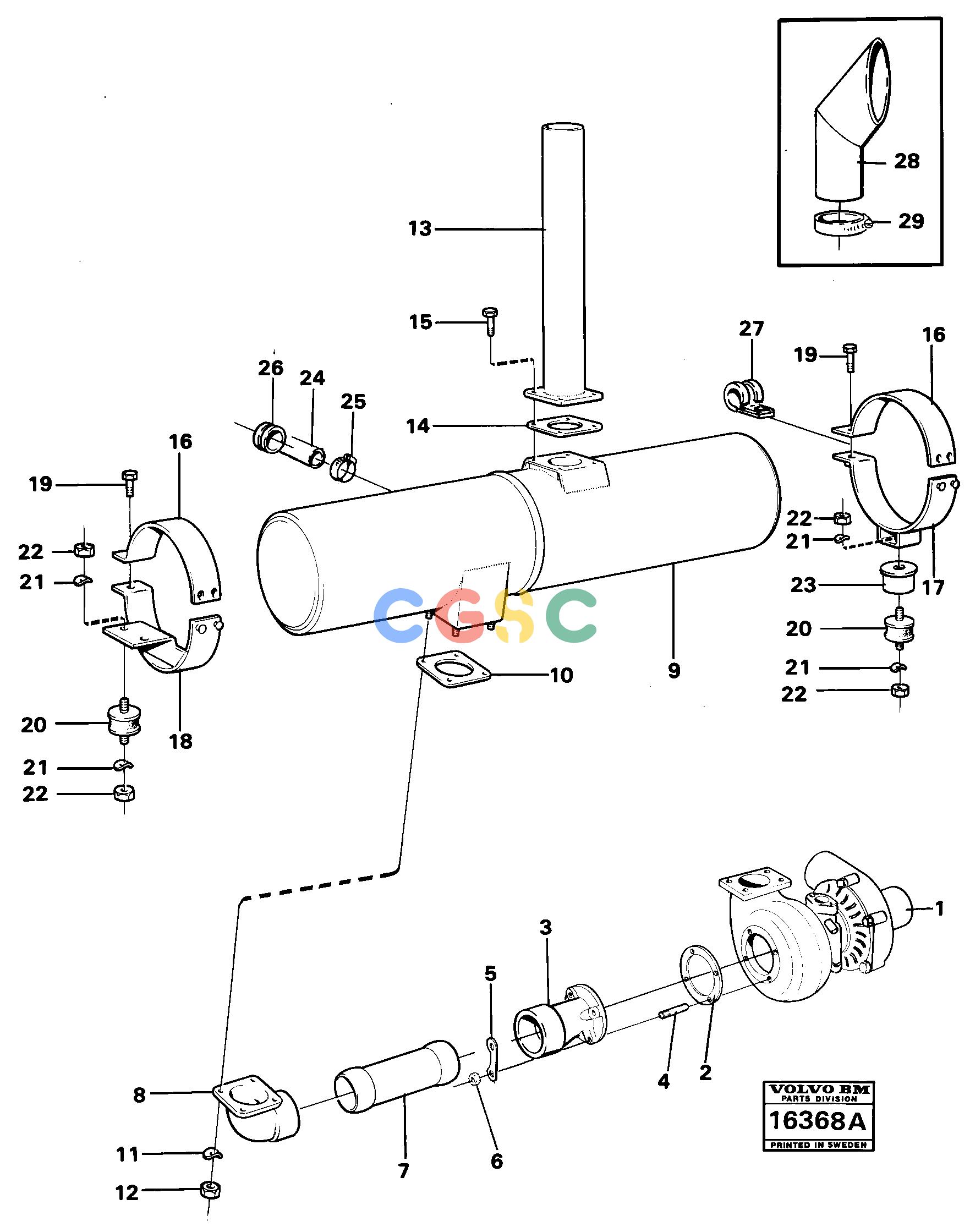 沃尔沃零件查询4500 Exhaust system4500 NoneNoneNoneAutodata Volvo online