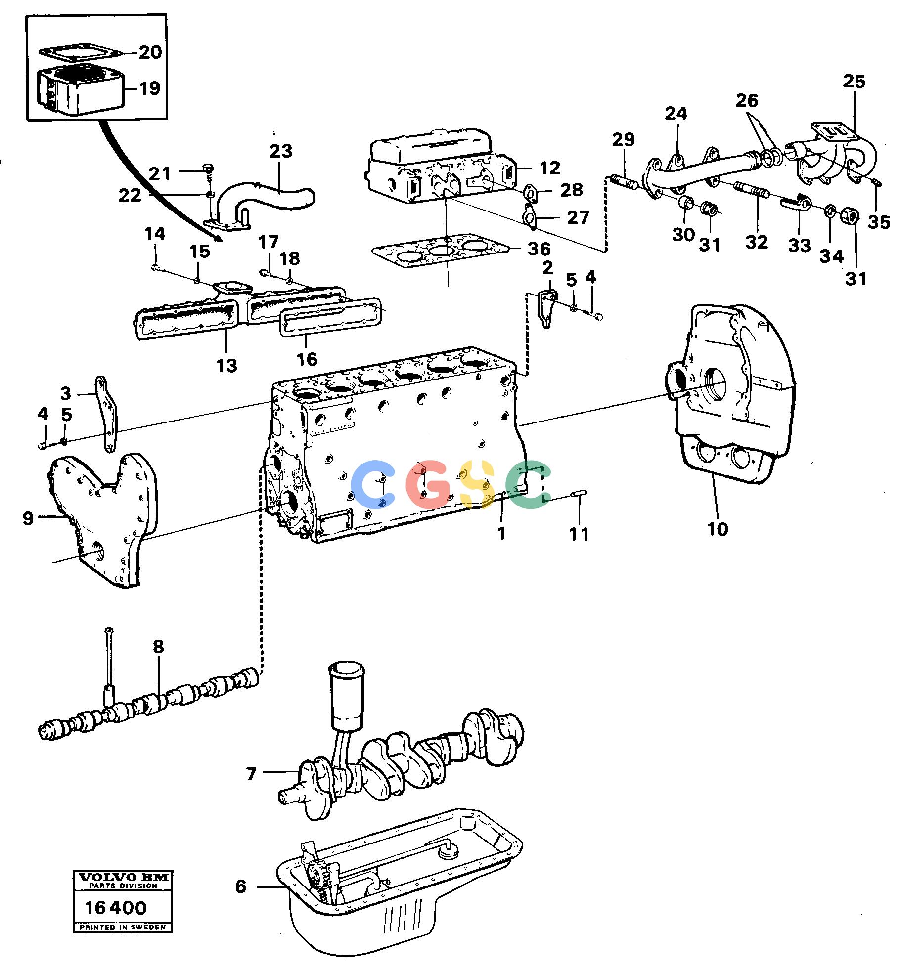 沃尔沃零件查询5350 Engine with fitting parts5350 NoneNoneNoneAutodata Volvo online