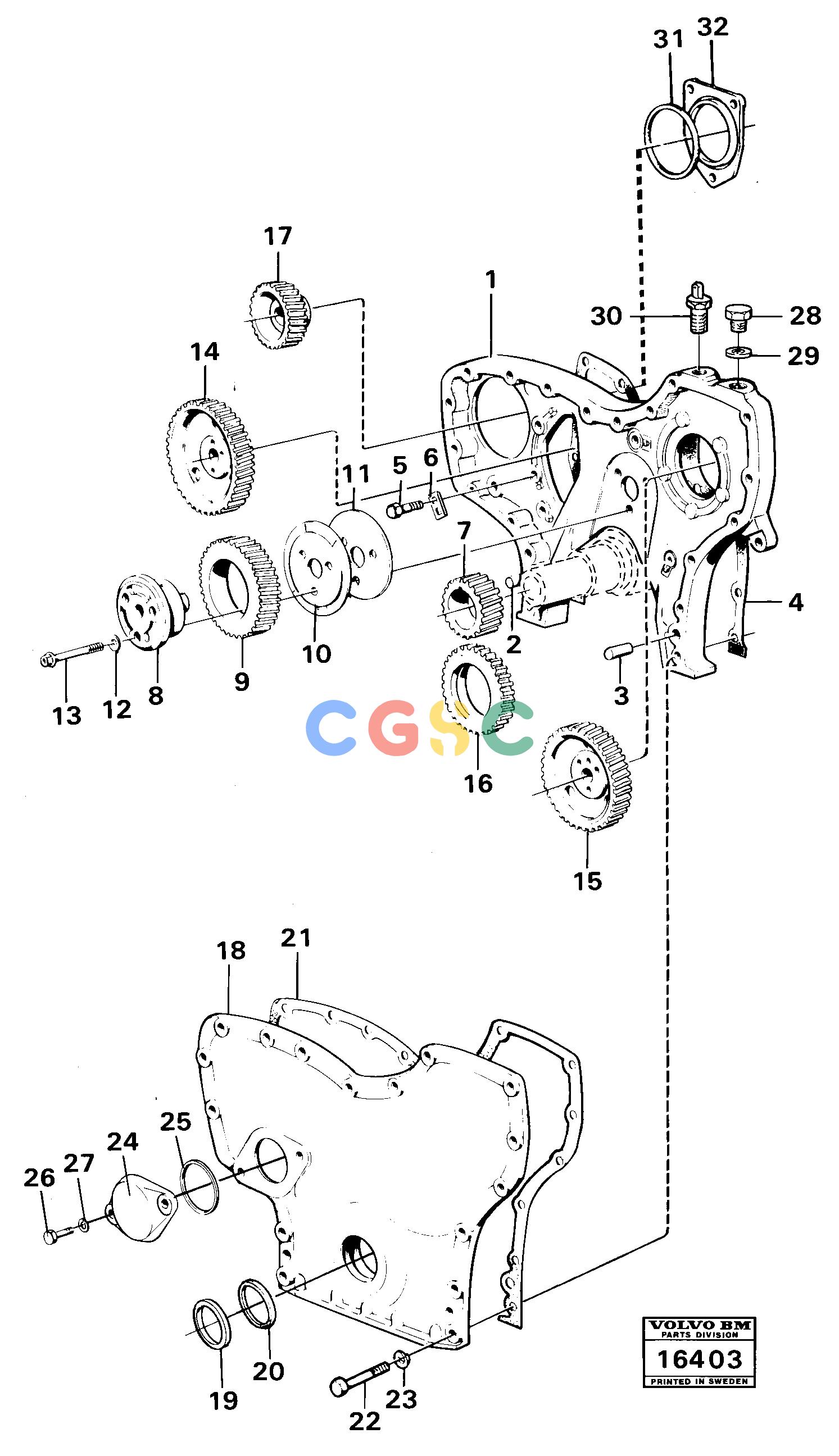 沃尔沃零件查询5350 Timing gears and timing gear casing5350 NoneNoneNoneAutodata Volvo online