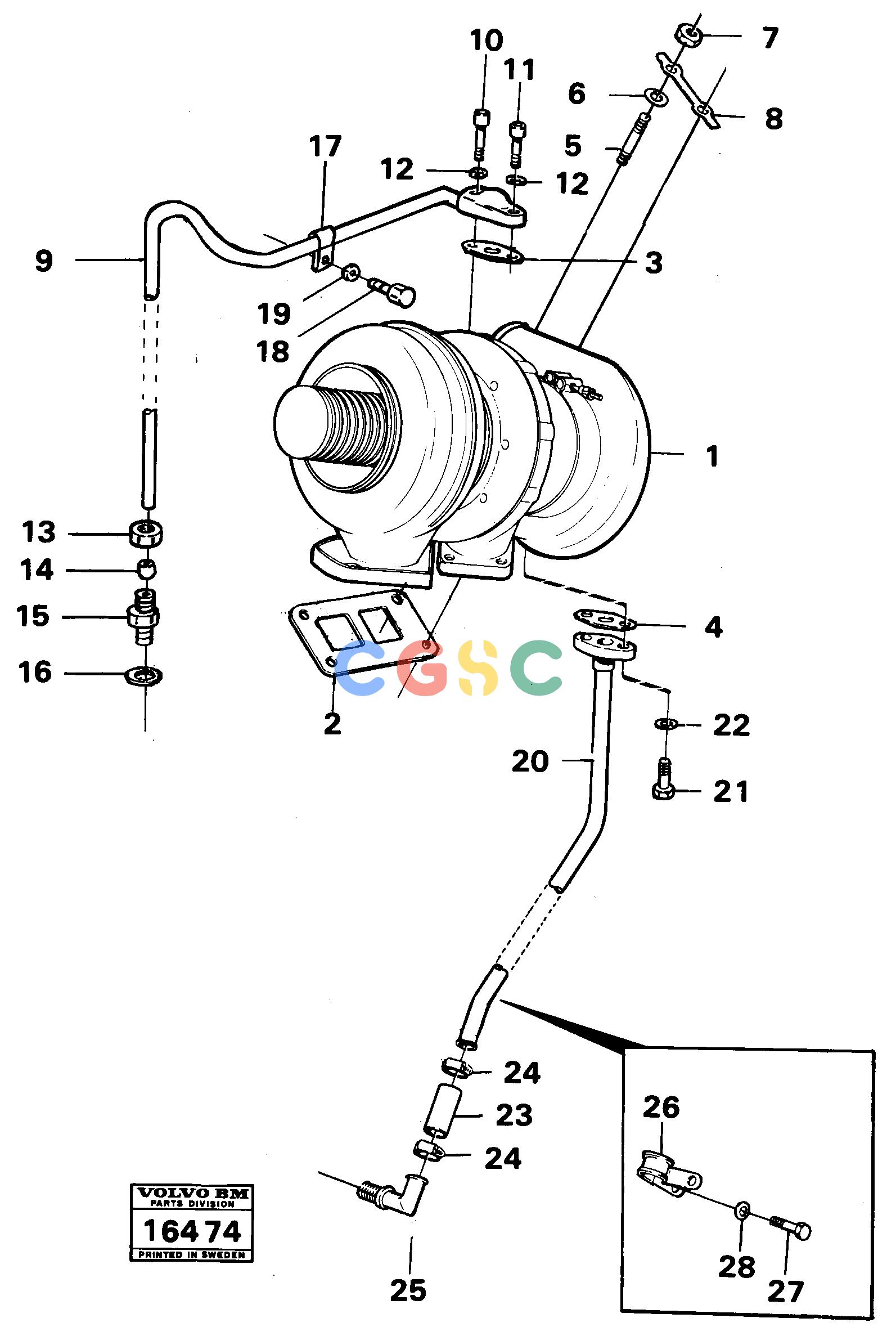 沃尔沃零件查询5350 Turbocharger with fitting parts5350 NoneNoneNoneAutodata Volvo online