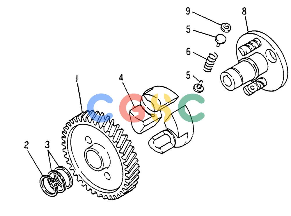 神钢零件查询(6DR5) - MITSUBISHI DIESEL ENGINE (1/06-12/06) (03-003) - AUTOMATIC TIMER (INNER PARTS) Kobelco