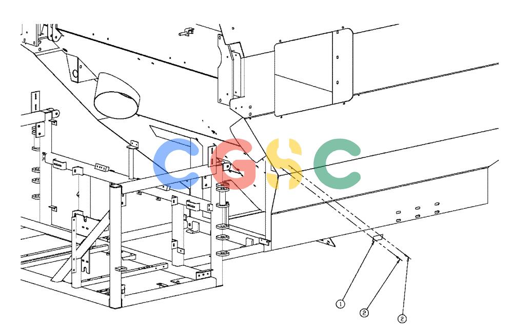 凯斯零件查询(438) - FLEX-AIR APPLICATOR - 2003 (3/03-10/03) (15-004) - SERIAL NUMBER PLATE Case Agriculture