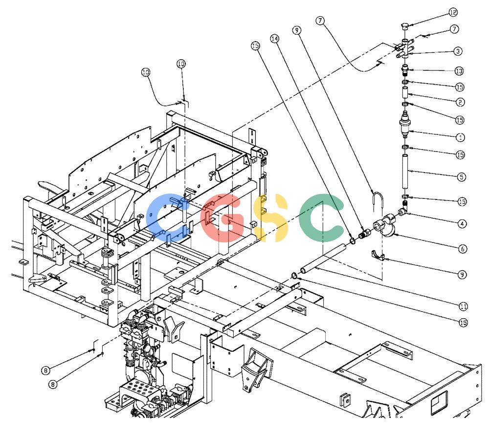 凯斯零件查询(438) - FLEX-AIR APPLICATOR - 2003 (3/03-10/03) (11-023) - MANIFOLD GROUP, FLEX LIQUID, 60 & 70’ Case Agriculture