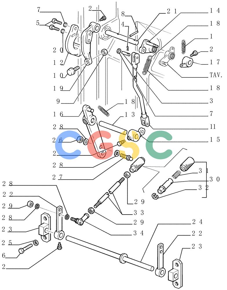 纽荷兰零件查询(FD145) - CRAWLER DOZER (N.A. VERSION) (10/98-) (0.524[02]) - THROTTLE CONTROL New Holland Constructuion