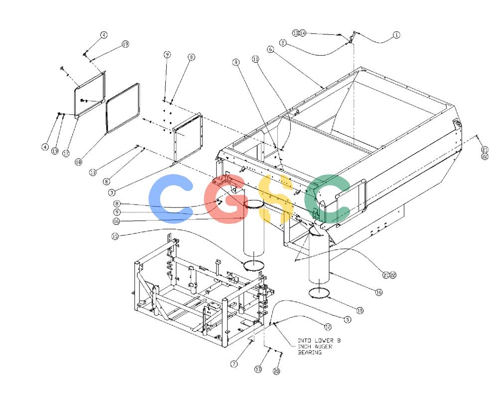 凯斯零件查询(438) - FLEX-AIR APPLICATOR - 1999 (2/99-3/03) (01-005) - BOX PARTS GROUP Case Agriculture