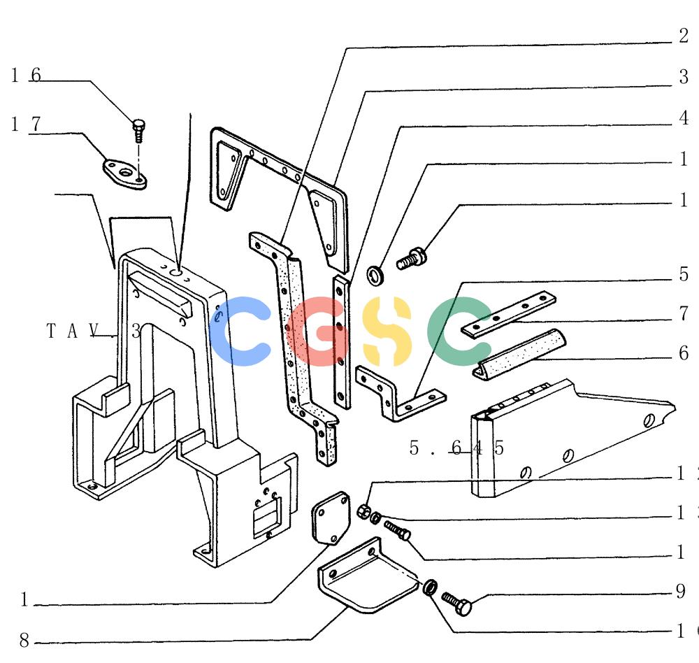 纽荷兰零件查询(FD145) - CRAWLER DOZER (N.A. VERSION) (10/98-) (5.601[05]) - HOODS New Holland Constructuion