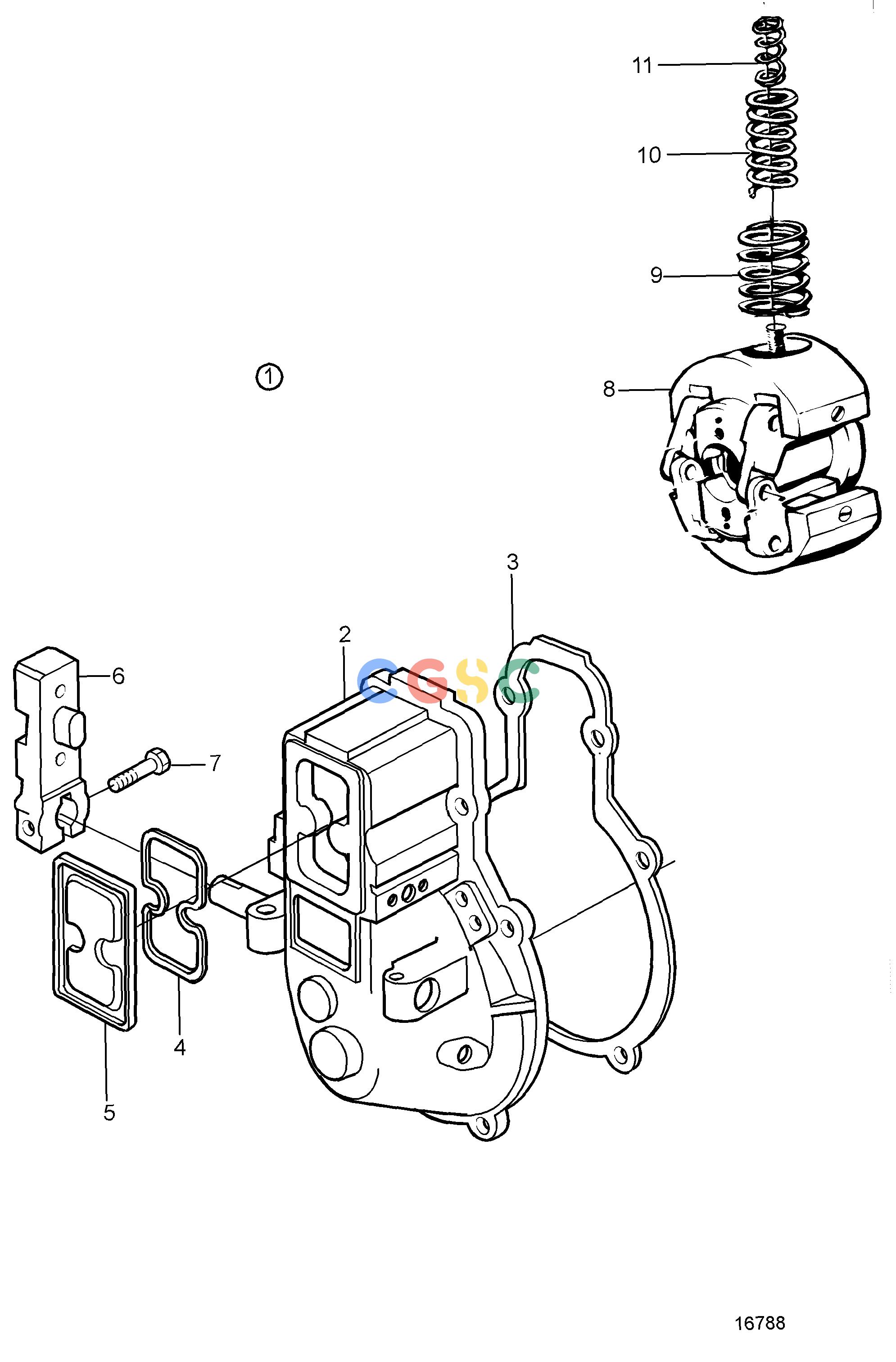 沃尔沃零件查询TAMD72P-A; TAMD72WJ-AFuel SystemCentrifugal Governor, ComponentsEPC Volvo Penta Parts catalog