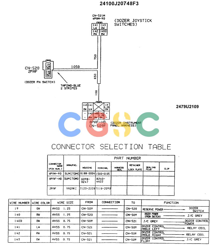 神钢零件查询(ED180) - BLADE RUNNER EXCAVATOR/DOZER ASN YLU0001 (1/99-12/01) (06-002[05]) - INSTRUMENT PANEL HARNESS ASSEMBLY 24100J20748F3 Kobelco