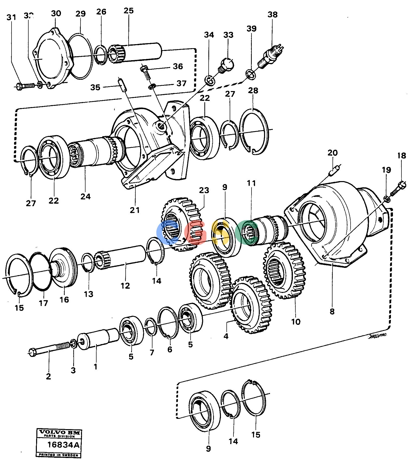 沃尔沃零件查询4400 Charging oil-pump drive ht 4526-53204400 NoneNoneNoneAutodata Volvo online