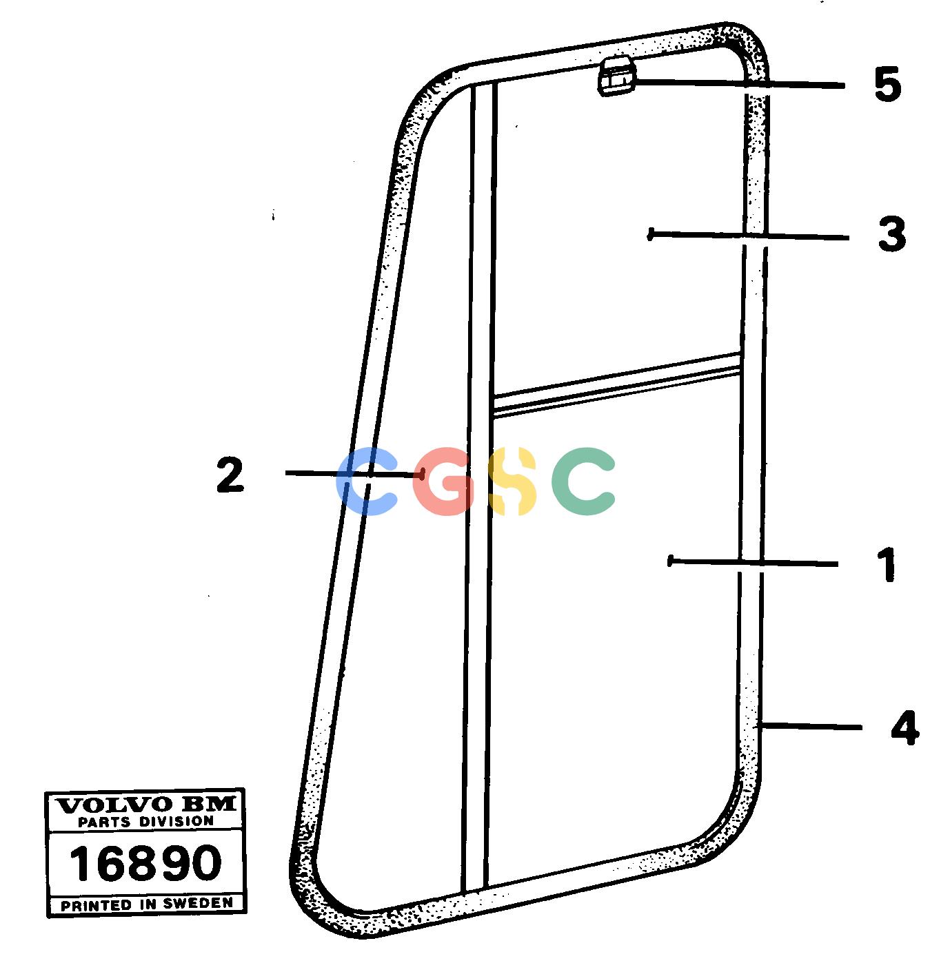 沃尔沃零件查询4300 Vent pane 98816, 98466, 99408430098816-98466VOE98816NoneAutodata Volvo online