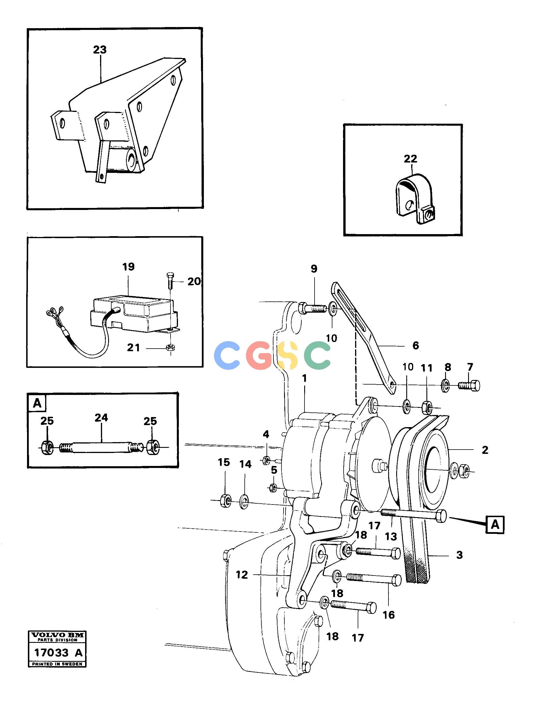 沃尔沃零件查询861 Alternator with assembling details861 NoneNoneNoneAutodata Volvo online