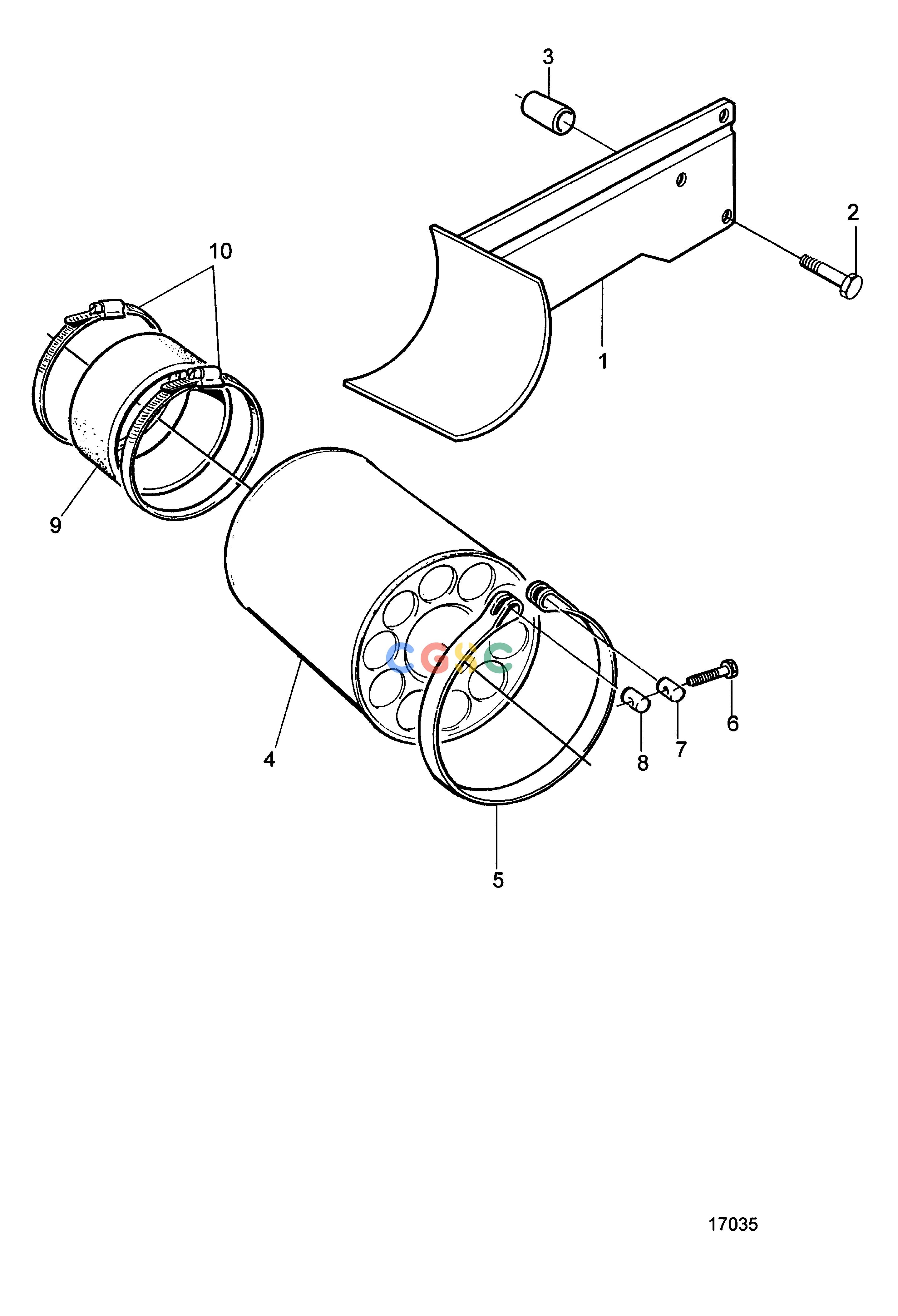 沃尔沃零件查询TAMD71B; TAMD73P-A; TAMD73WJ-AIntake and Exhaust SystemAir Filter for Radiator CoolingEPC Volvo Penta Parts catalog