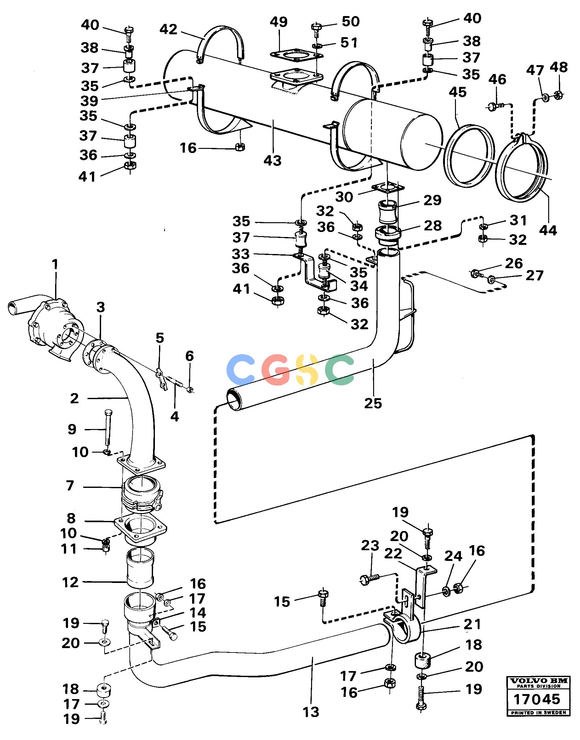 沃尔沃零件查询861 Exhaust system for underground version861 NoneNoneNoneAutodata Volvo online