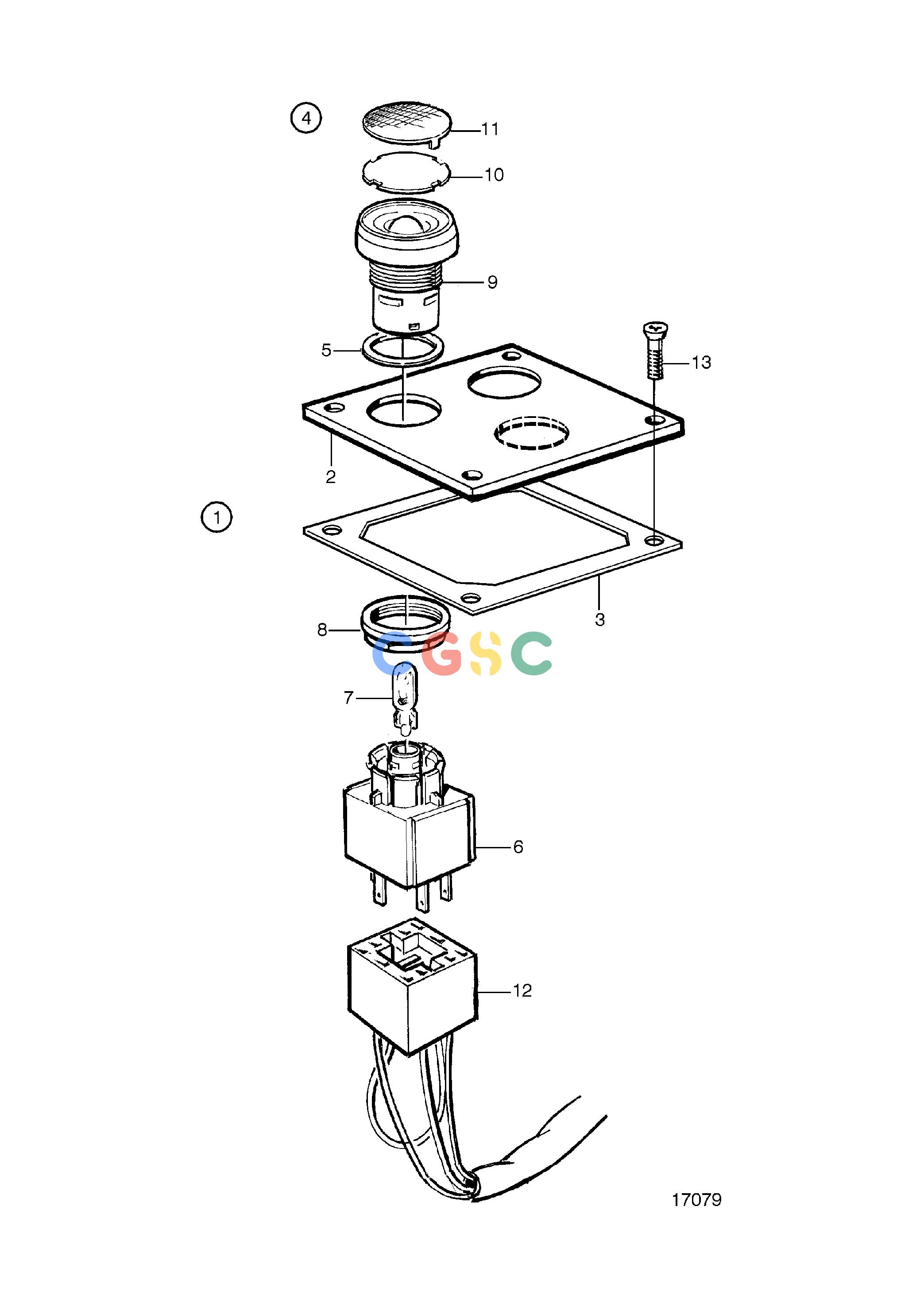 沃尔沃零件查询TAMD72P-A; TAMD72WJ-AElectrical SystemMonitoring Panel for Single and Two Or More Stations: 873649EPC Volvo Penta Parts catalog