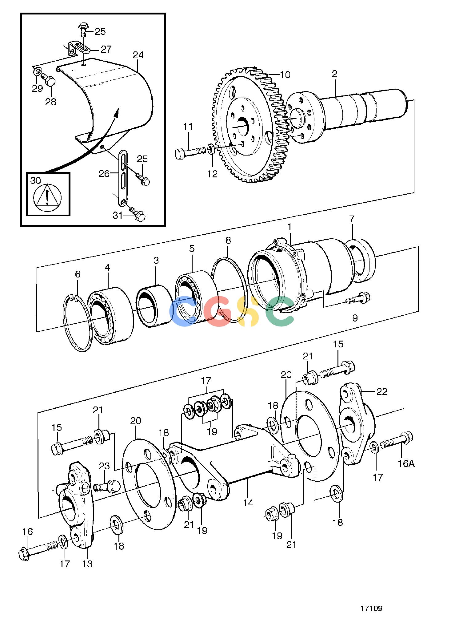 沃尔沃零件查询TAMD72P-A; TAMD72WJ-AFuel SystemCoupling for Fuel Injection Pump with CoverEPC Volvo Penta Parts catalog
