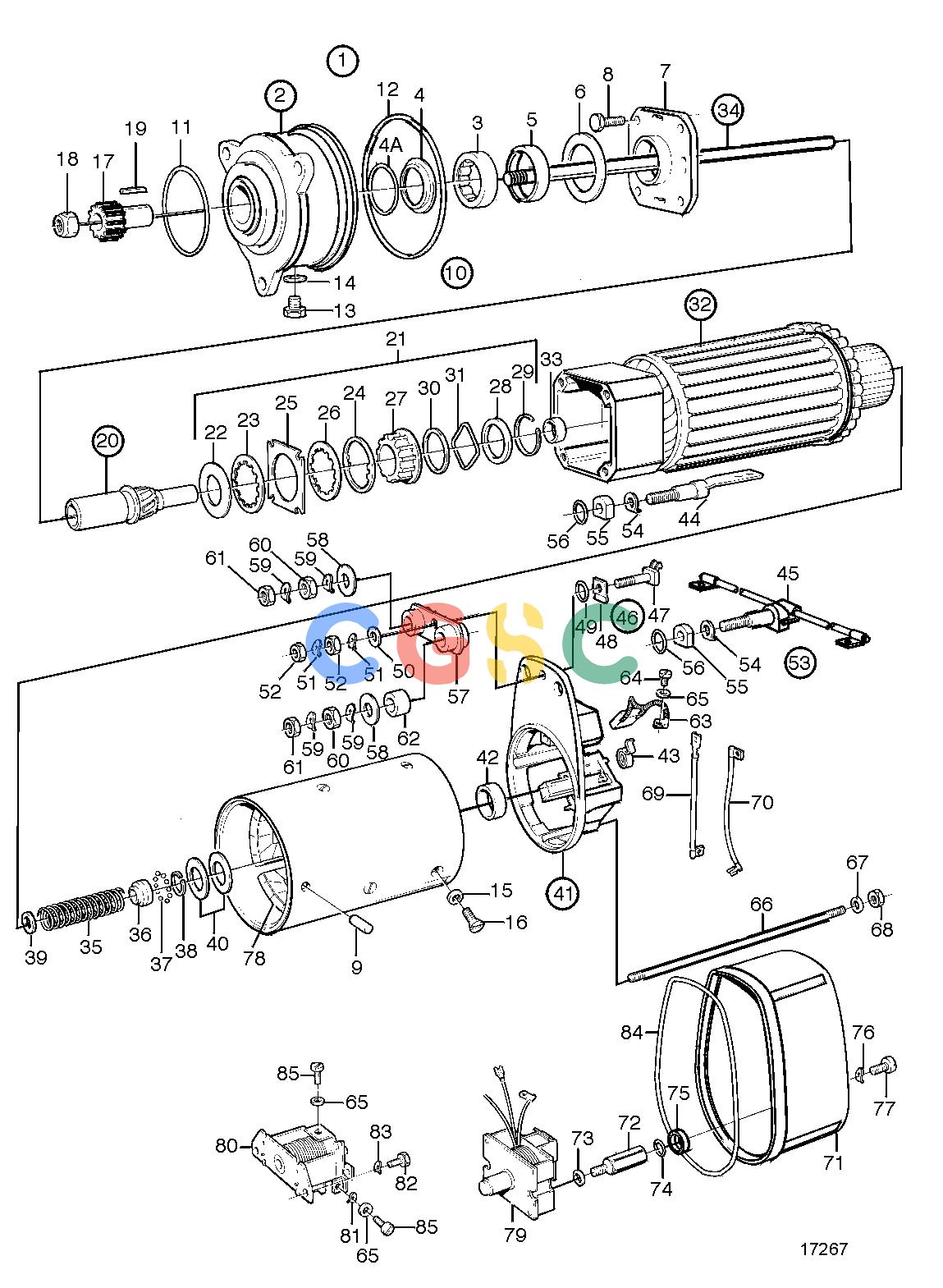 沃尔沃零件查询TMD121C; TAMD121C; TAMD121D; TAMD122C; TAMD122DElectrical SystemStarter Motor, ComponentsEPC Volvo Penta Parts catalog