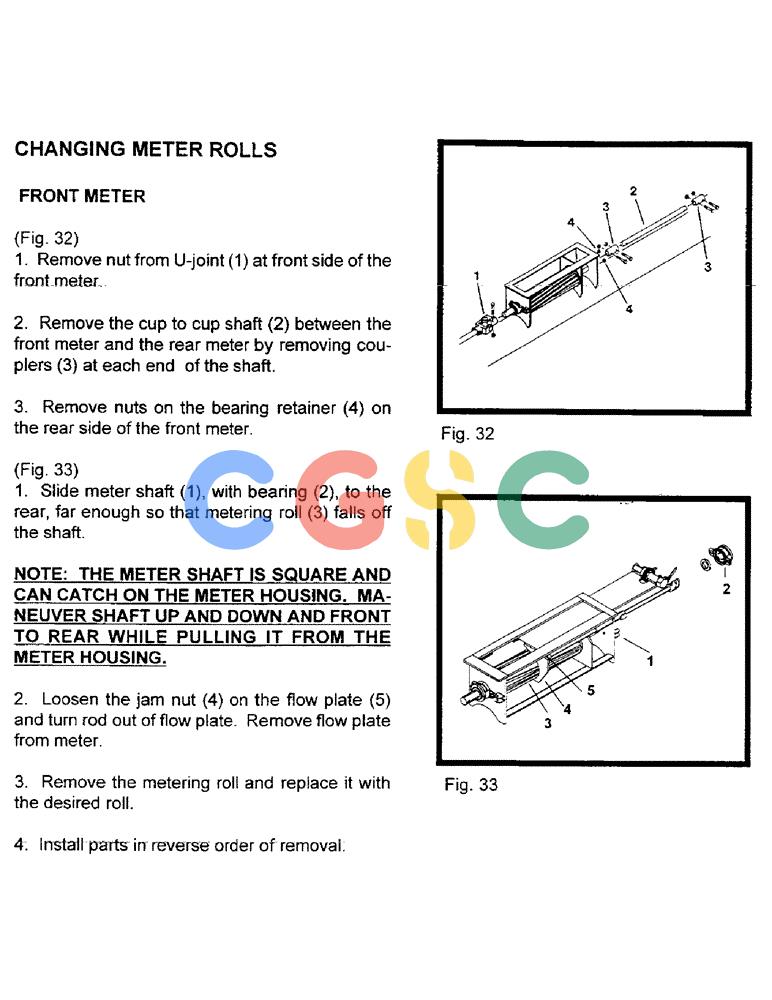 凯斯零件查询(3503) - CONCORD AIR SYSTEM (1/96-12/00) (B14) - CHANGING METER ROLLS Case Agriculture