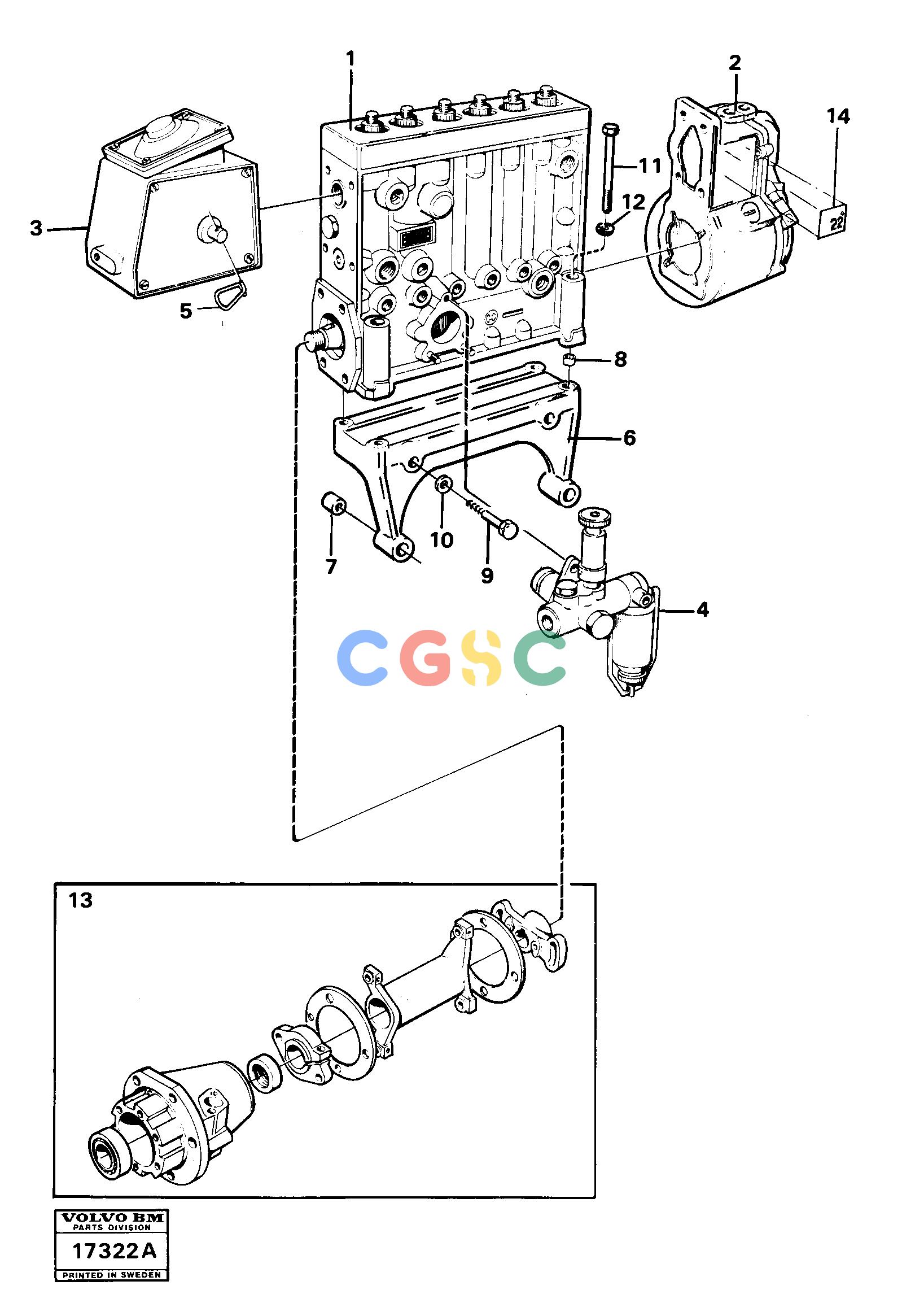沃尔沃零件查询4600B Injection pump with drive4600B NoneNoneNoneAutodata Volvo online