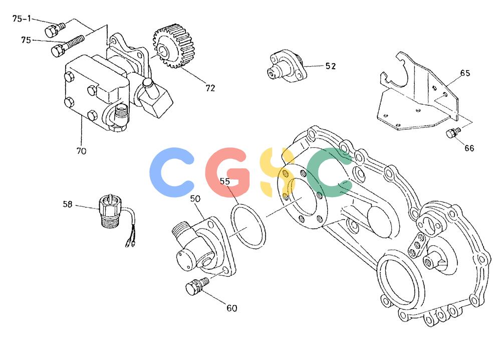 神钢零件查询(4BD1) - ISUZU DIESEL ENGINE - K905 MARK II EXCAVATORS (1/06-12/07) (01-019) - ENGINE ACCESSORY PARTS Kobelco