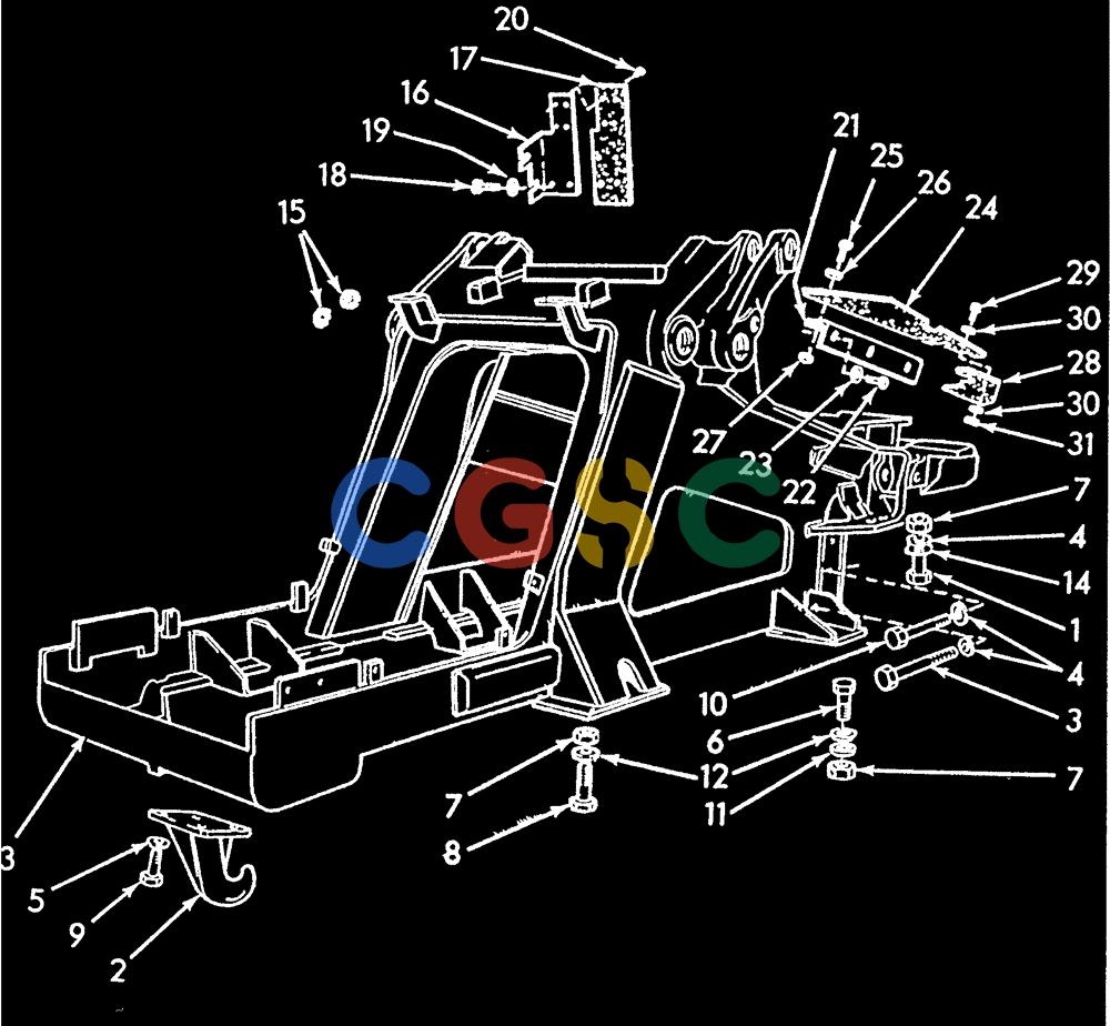 纽荷兰零件查询(FL14E) - CRAWLER LOADER (D1.01[001]) - MAIN FRAME New Holland Constructuion