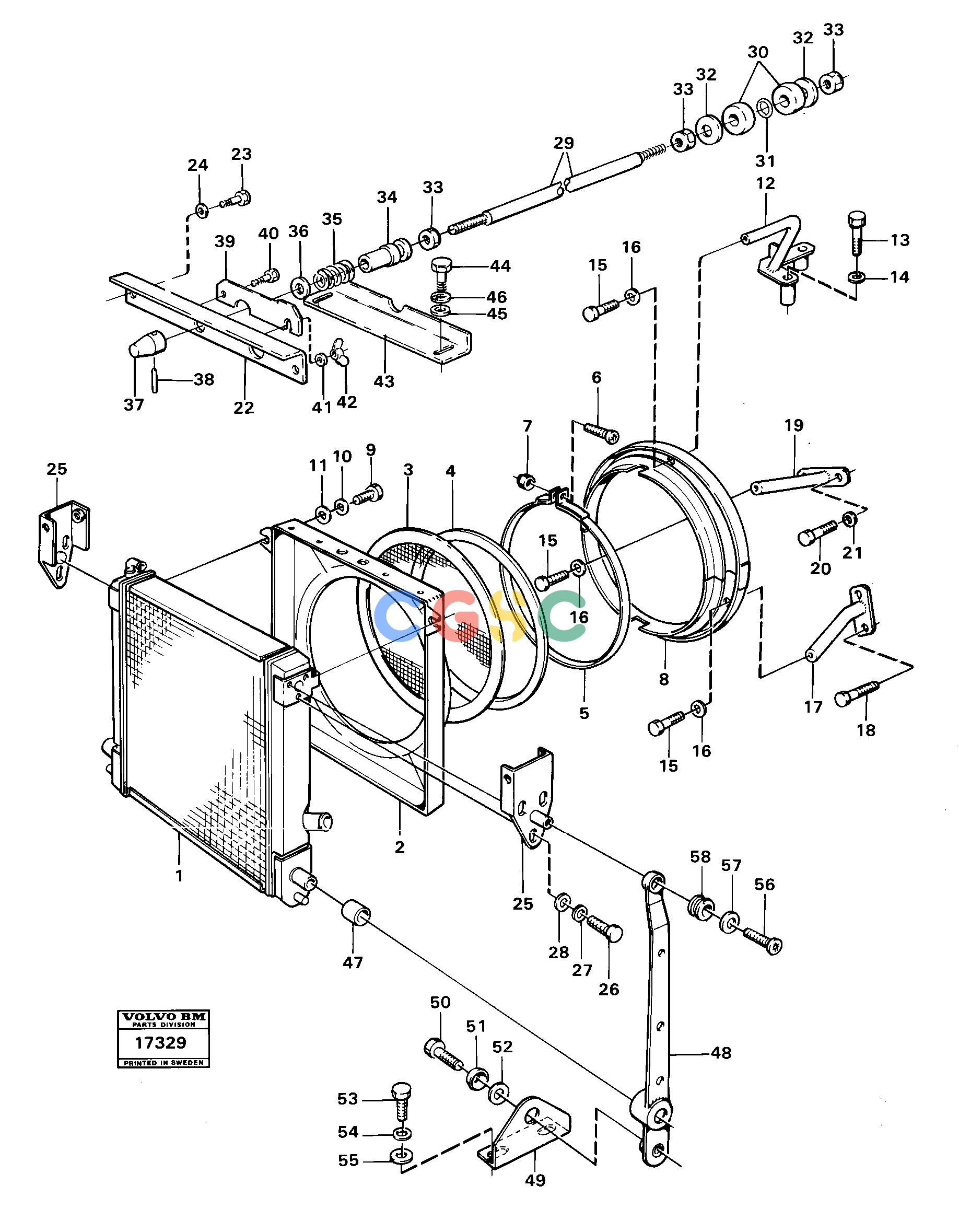 沃尔沃零件查询4400 Radiator with fitting parts Tillv Nr 3744-4400 NoneNoneNoneAutodata Volvo online