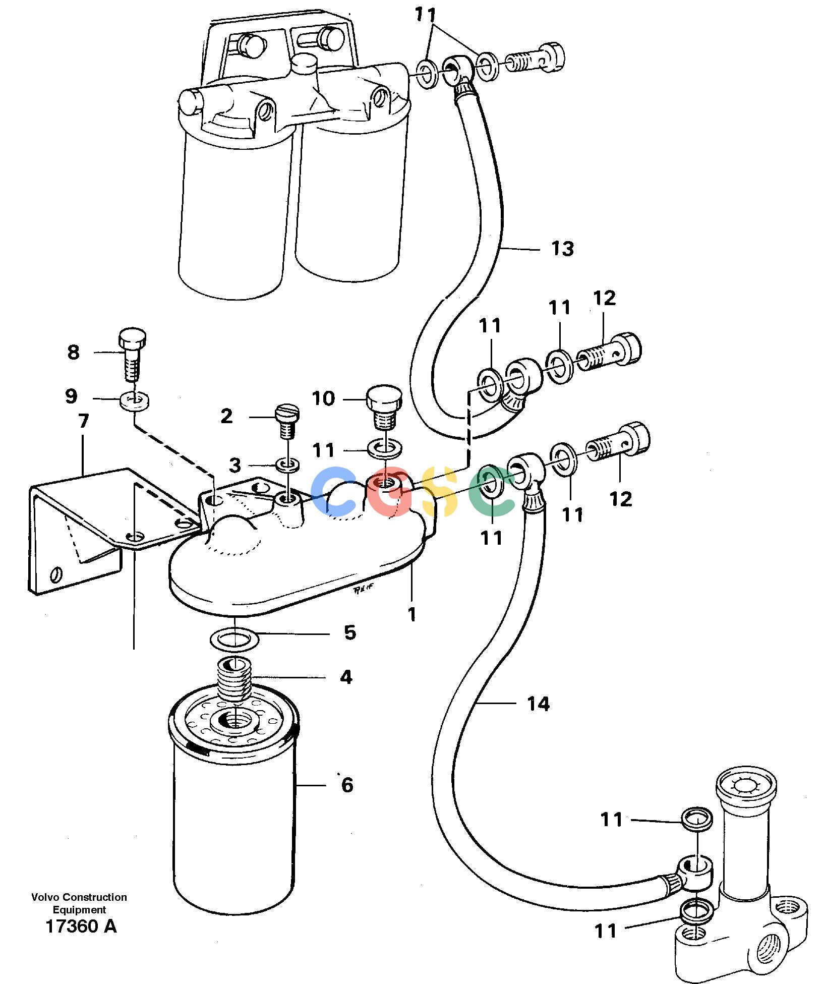 沃尔沃零件查询A25 VOLVO BM Extra fuel filter 90520 Std UsaVOLVO BM A25 NoneNoneNoneAutodata Volvo online