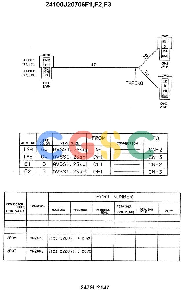 神钢零件查询(ED180) - BLADE RUNNER EXCAVATOR/DOZER ASN YLU0001 (1/99-12/01) (06-001[15]) - WIRING ASSEMBLY, ELECTRIC Kobelco