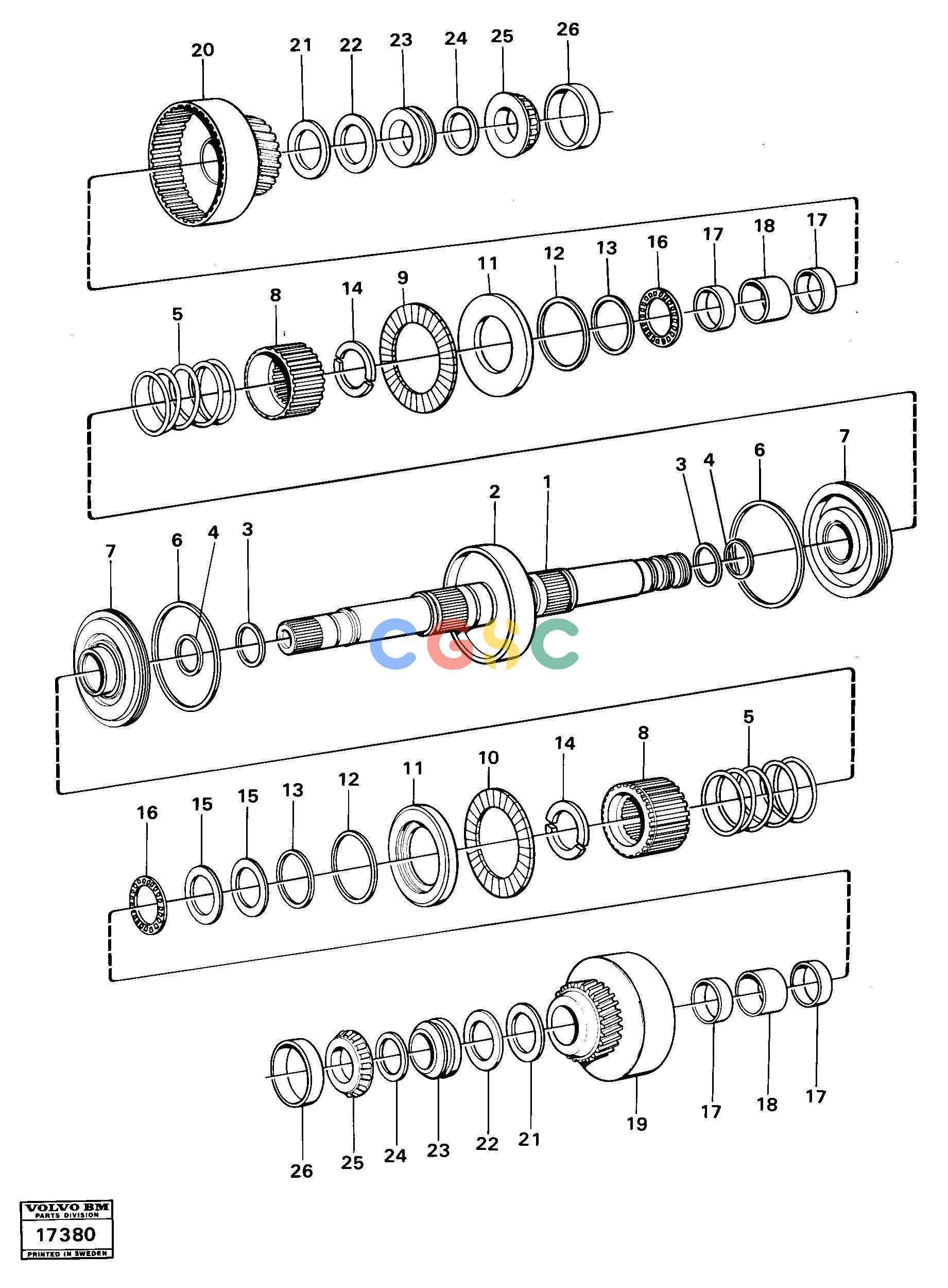 沃尔沃零件查询4500 Clutches forward and reverse Tillv Nr 2601-4500 NoneNoneNoneAutodata Volvo online