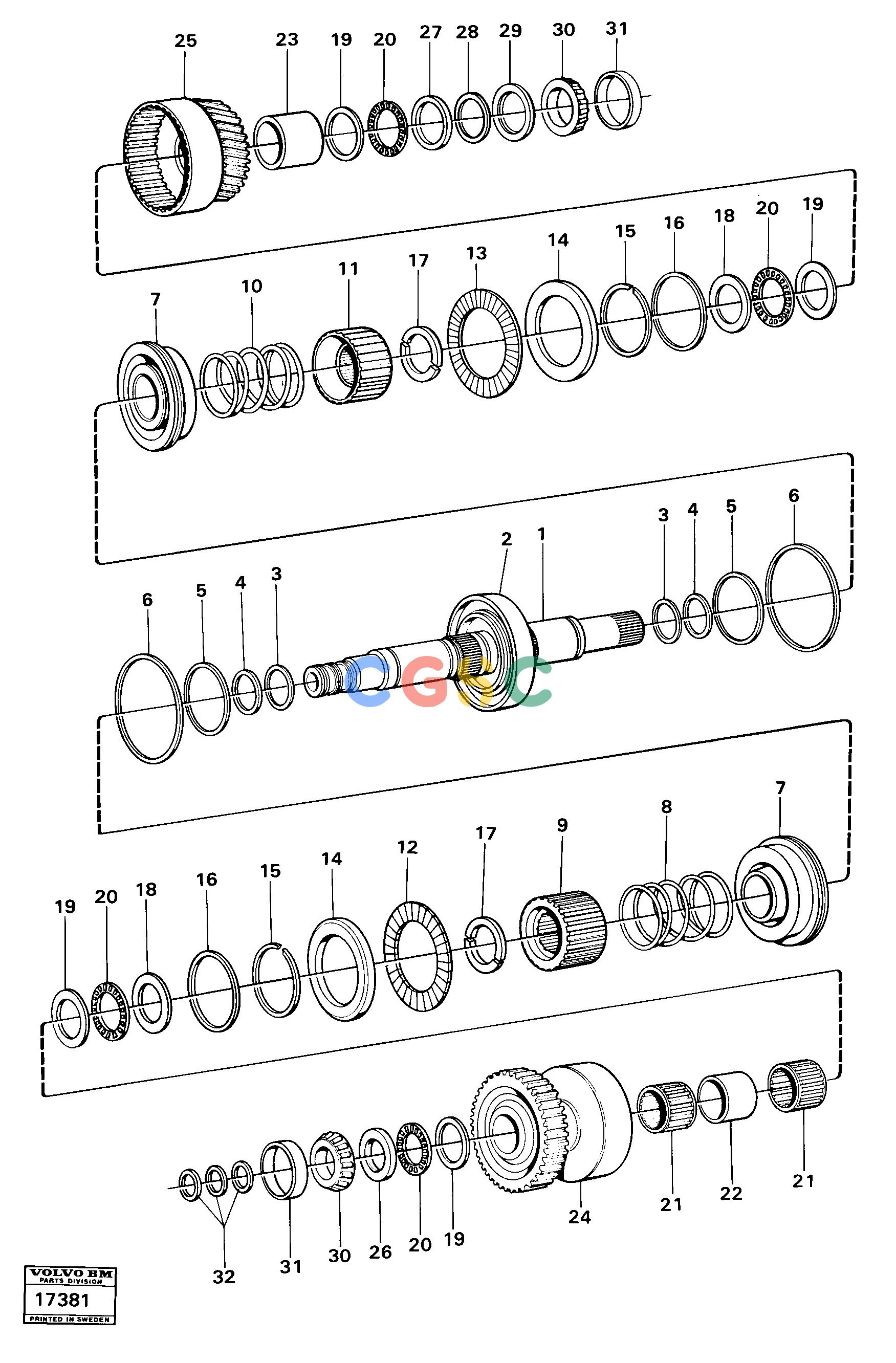 沃尔沃零件查询4500 Clutches 1:st and 2:nd speeds Tillv Nr 2601-4500 NoneNoneNoneAutodata Volvo online