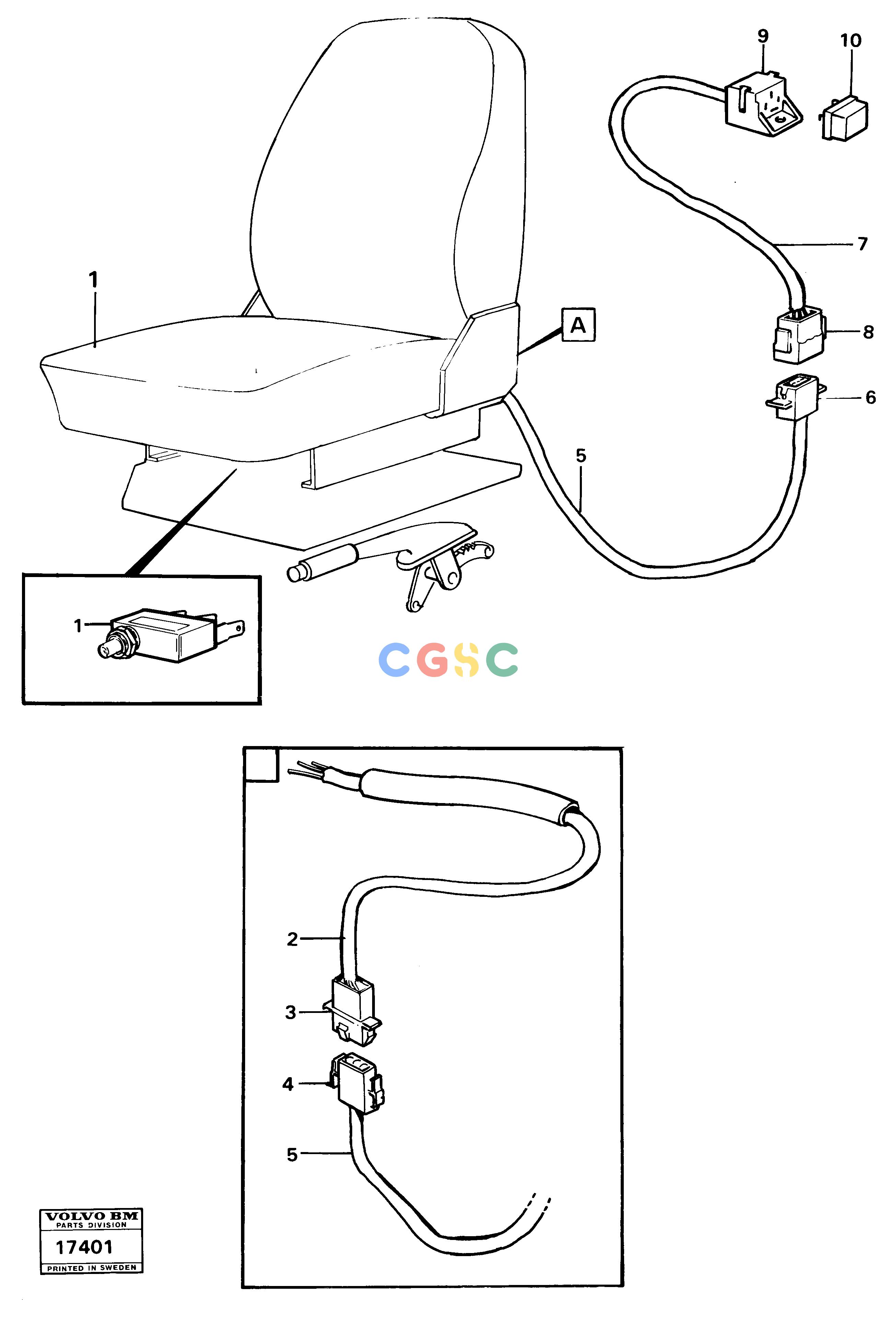 沃尔沃零件查询4400 Safety parts detals signal for parking brake 99715,90059440099715-90059VOE99715NoneAutodata Volvo online