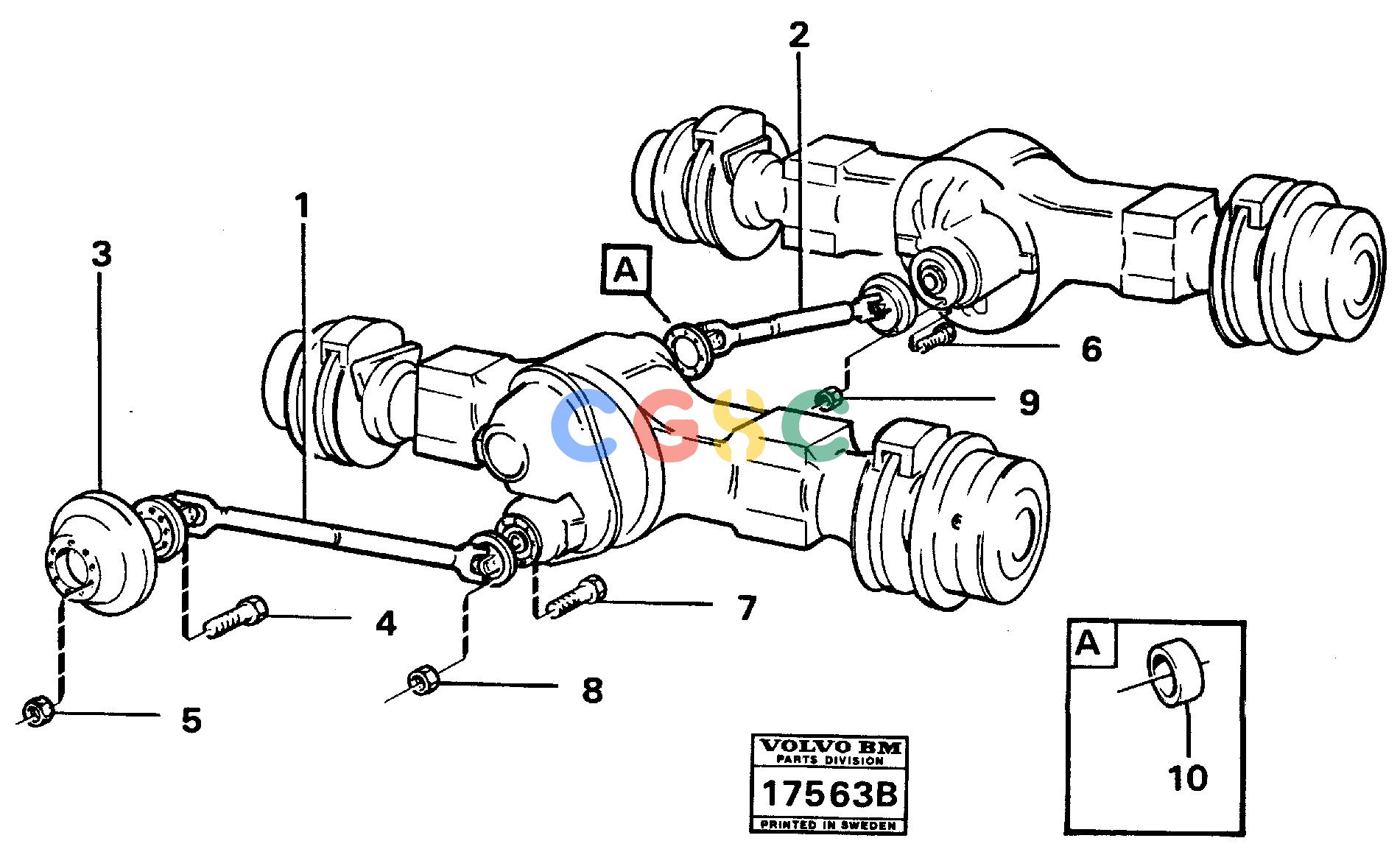 沃尔沃零件查询A25 VOLVO BM Propeller shaft, trailerVOLVO BM A25 NoneNoneNoneAutodata Volvo online