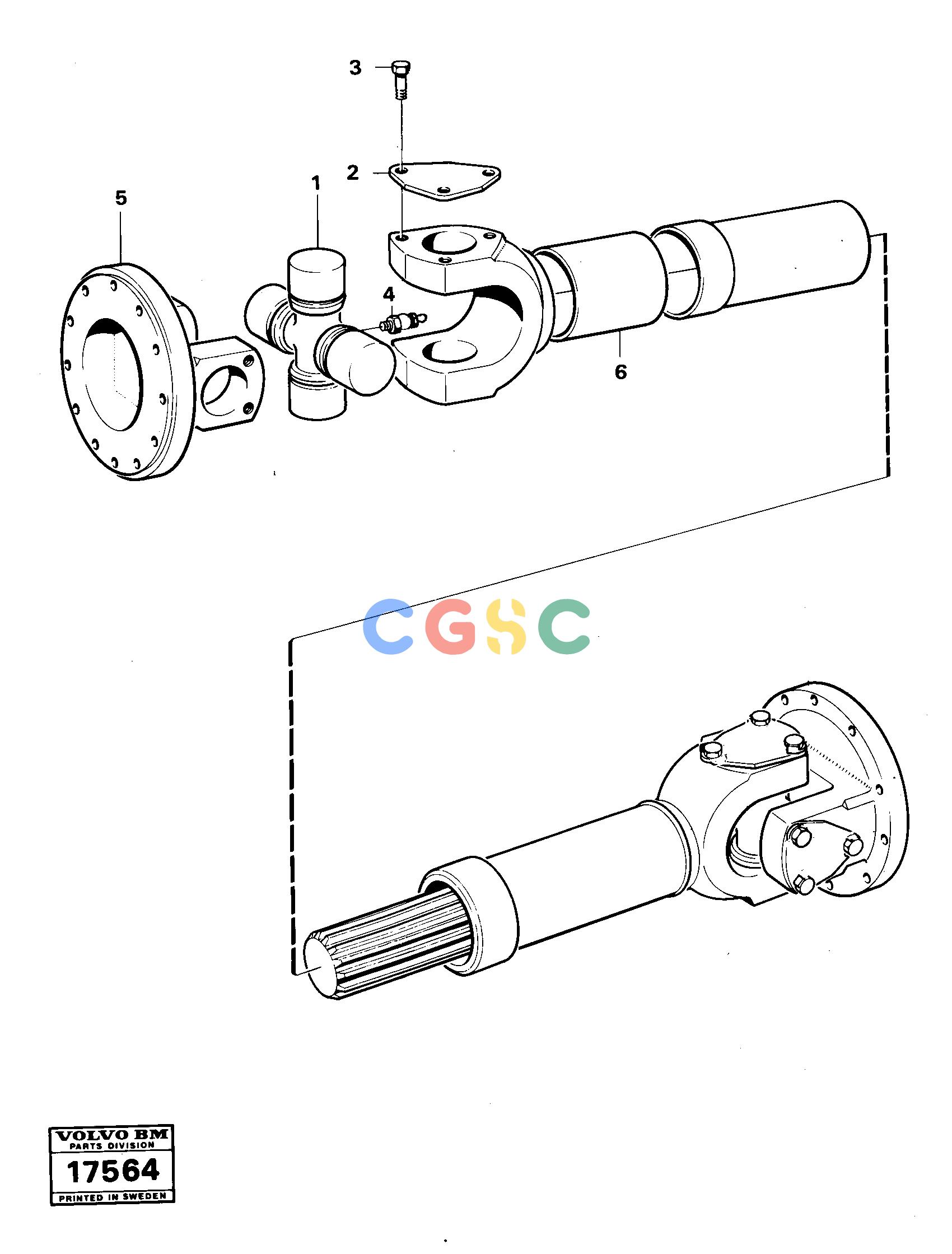 沃尔沃零件查询A25 VOLVO BM Propeller shaftVOLVO BM A254941234-4881619NoneNoneNoneAutodata Volvo online