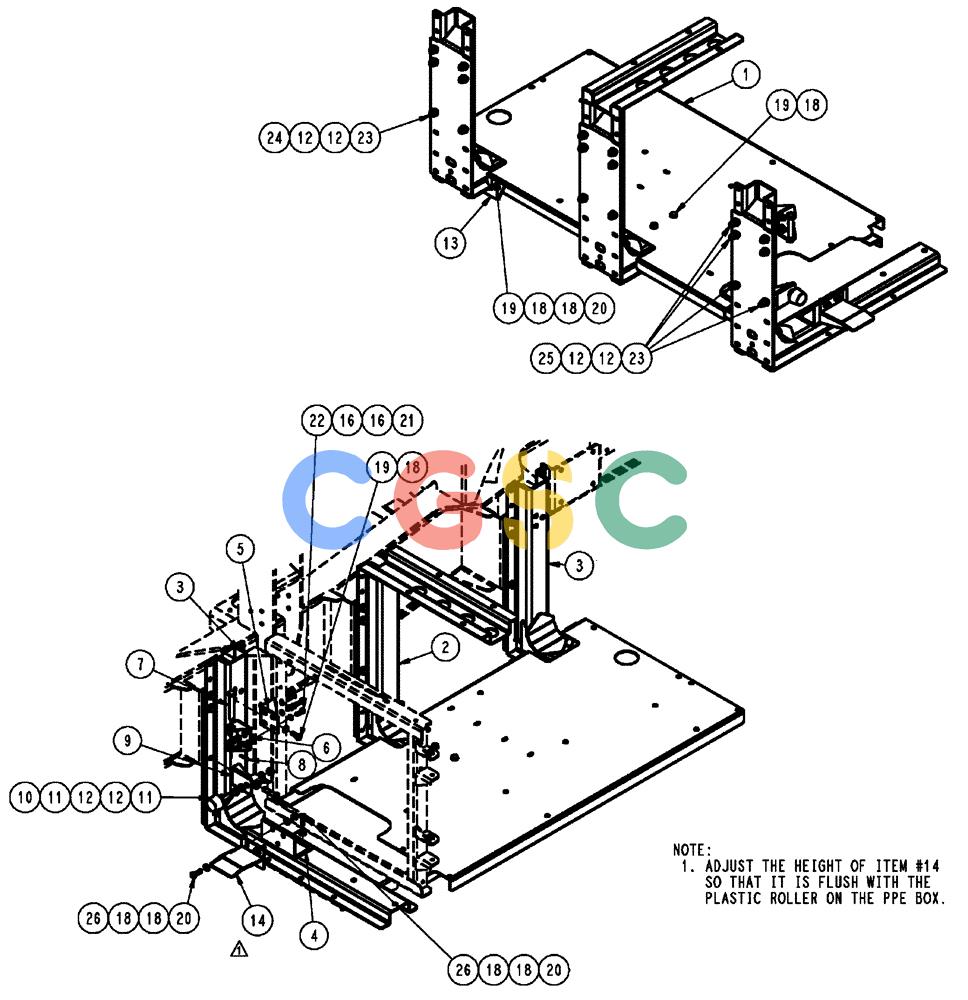 凯斯零件查询(FLX3510) - FLOATER (8/04-8/06) (04-012) - TANK/WALKWAY GROUP, RS Case Agriculture