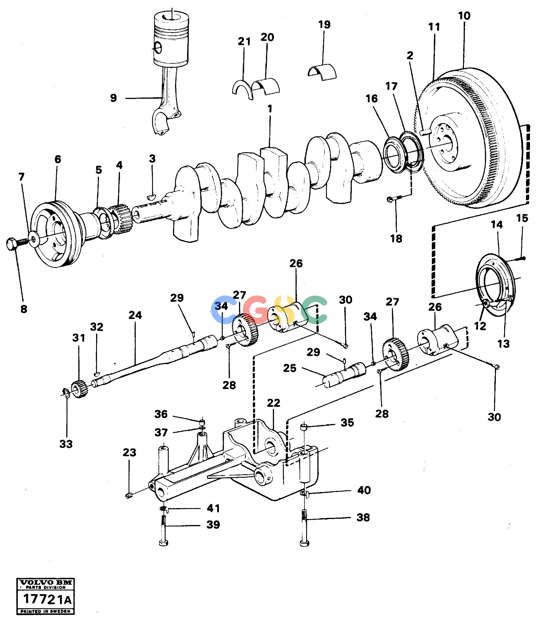 沃尔沃零件查询L50 Crankshaft balancingL50 S/N -6400/-60300 USA NoneNoneNoneAutodata Volvo online
