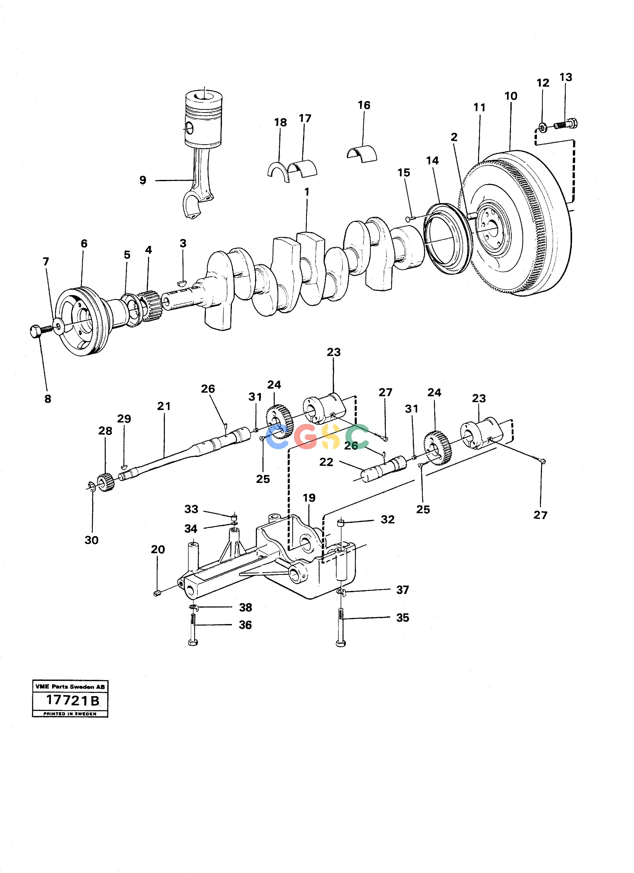 沃尔沃零件查询L70 Crankshaft balancingL70 S/N -7400/ -60500 USA NoneNoneNoneAutodata Volvo online