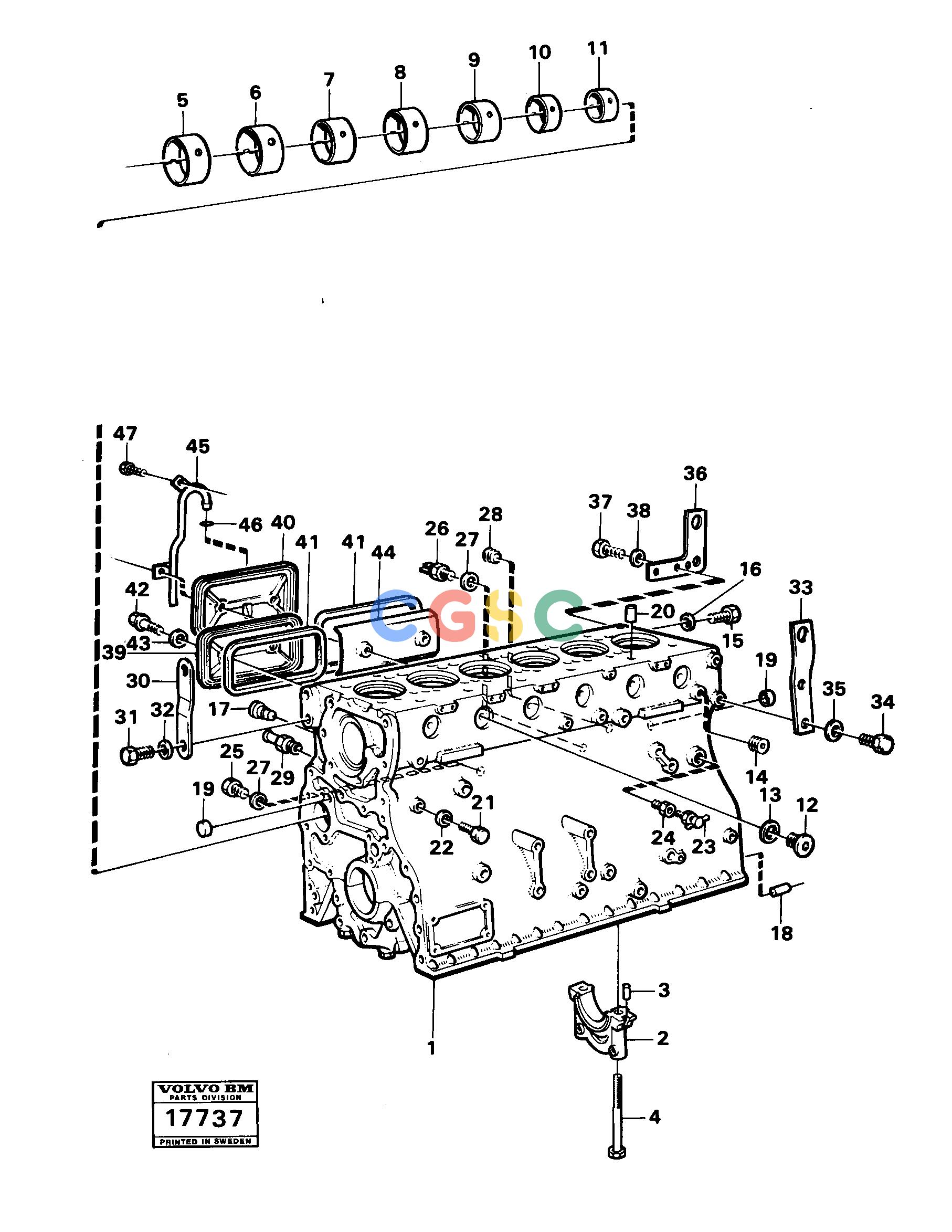 沃尔沃零件查询4600B Cylinder block4600B NoneNoneNoneAutodata Volvo online