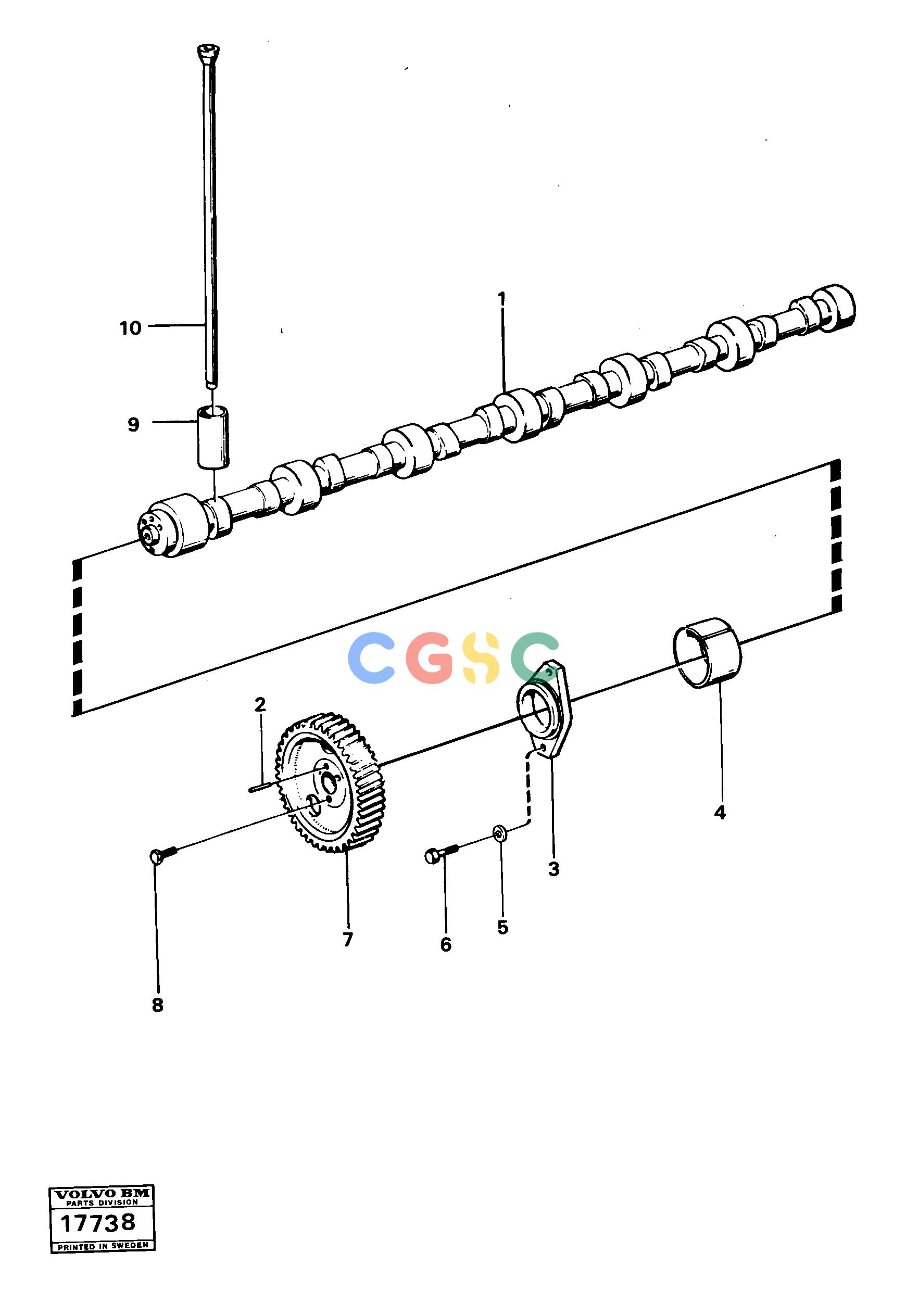 沃尔沃零件查询4600B Camshaft4600B NoneNoneNoneAutodata Volvo online