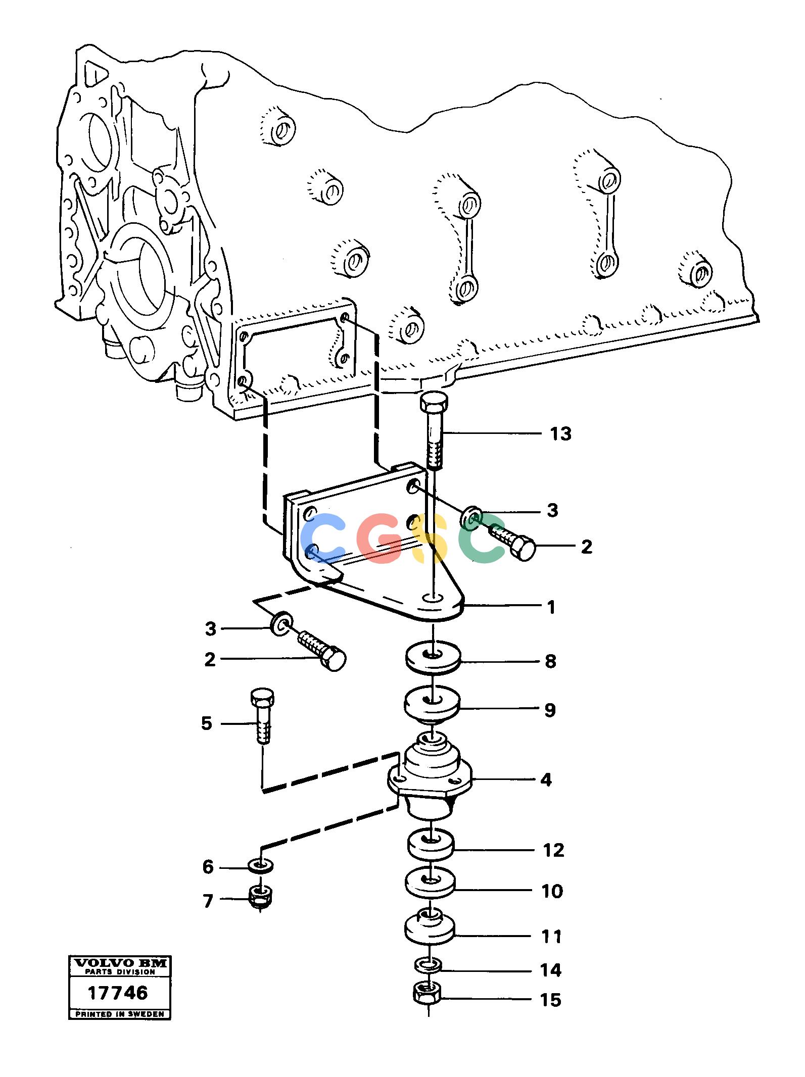 沃尔沃零件查询4600B Engine mounting4600B NoneNoneNoneAutodata Volvo online