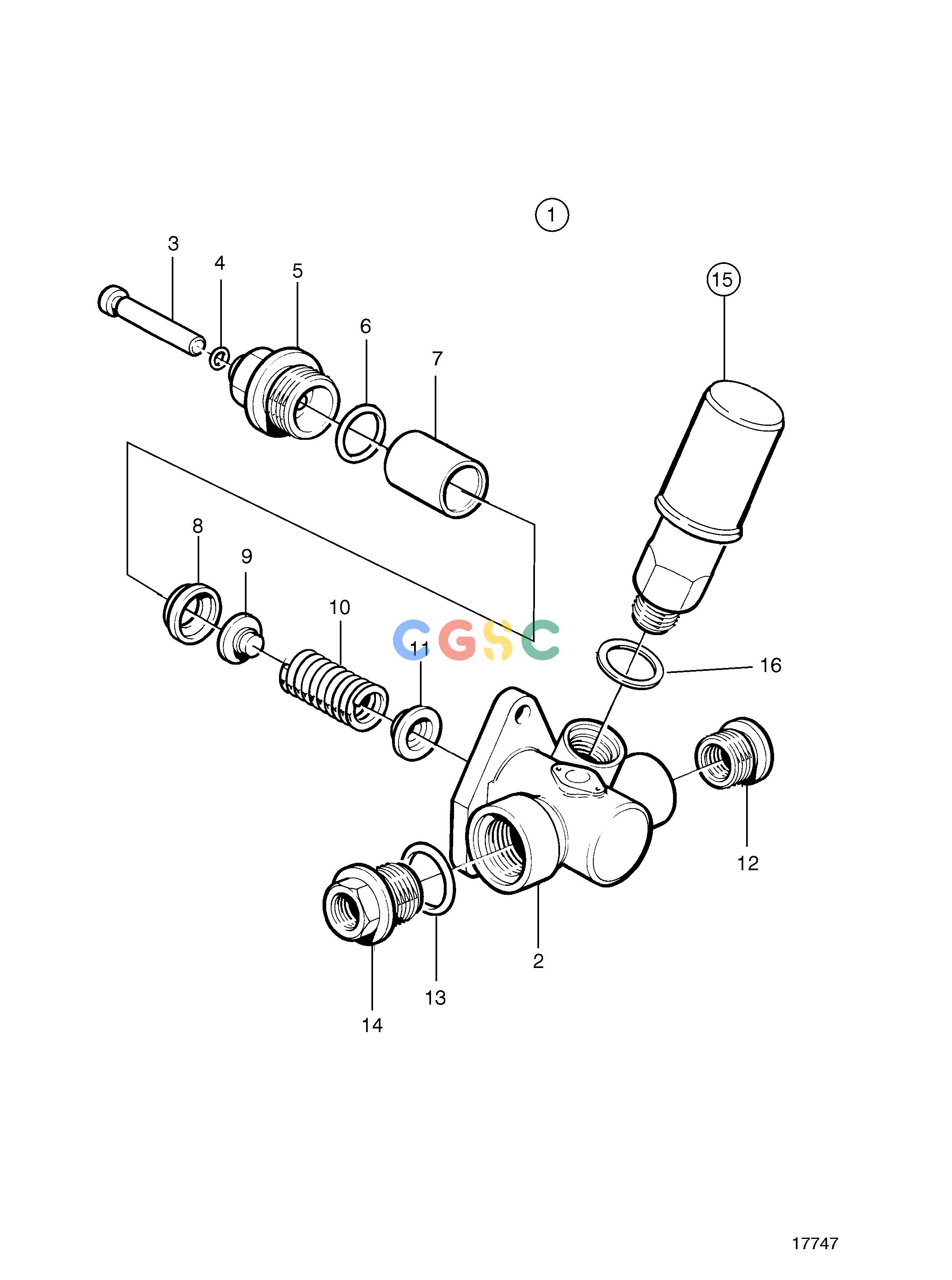 沃尔沃零件查询TMD121C; TAMD121C; TAMD121D; TAMD122C; TAMD122DFuel SystemFuel Feed Pump, ComponentsEPC Volvo Penta Parts catalog