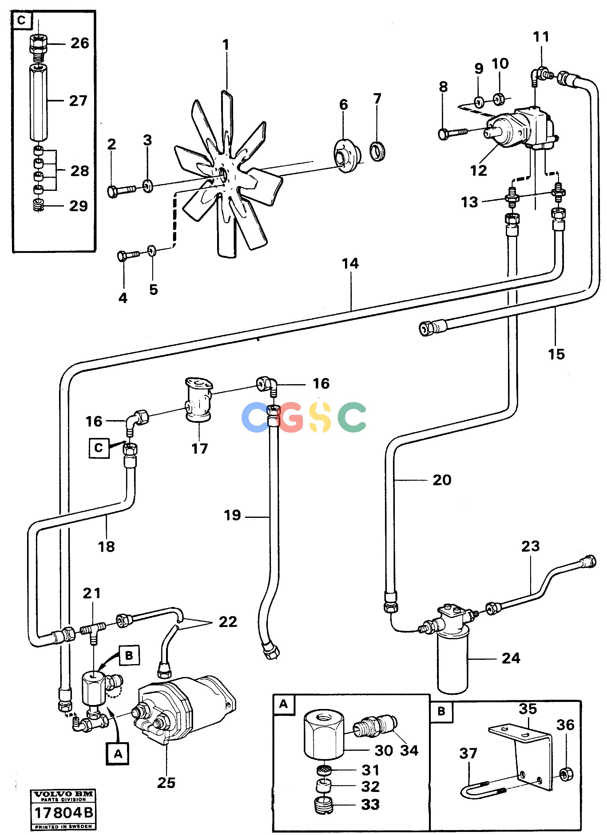 沃尔沃零件查询A25 VOLVO BM Fan, fitting and driveVOLVO BM A25 NoneNoneNoneAutodata Volvo online