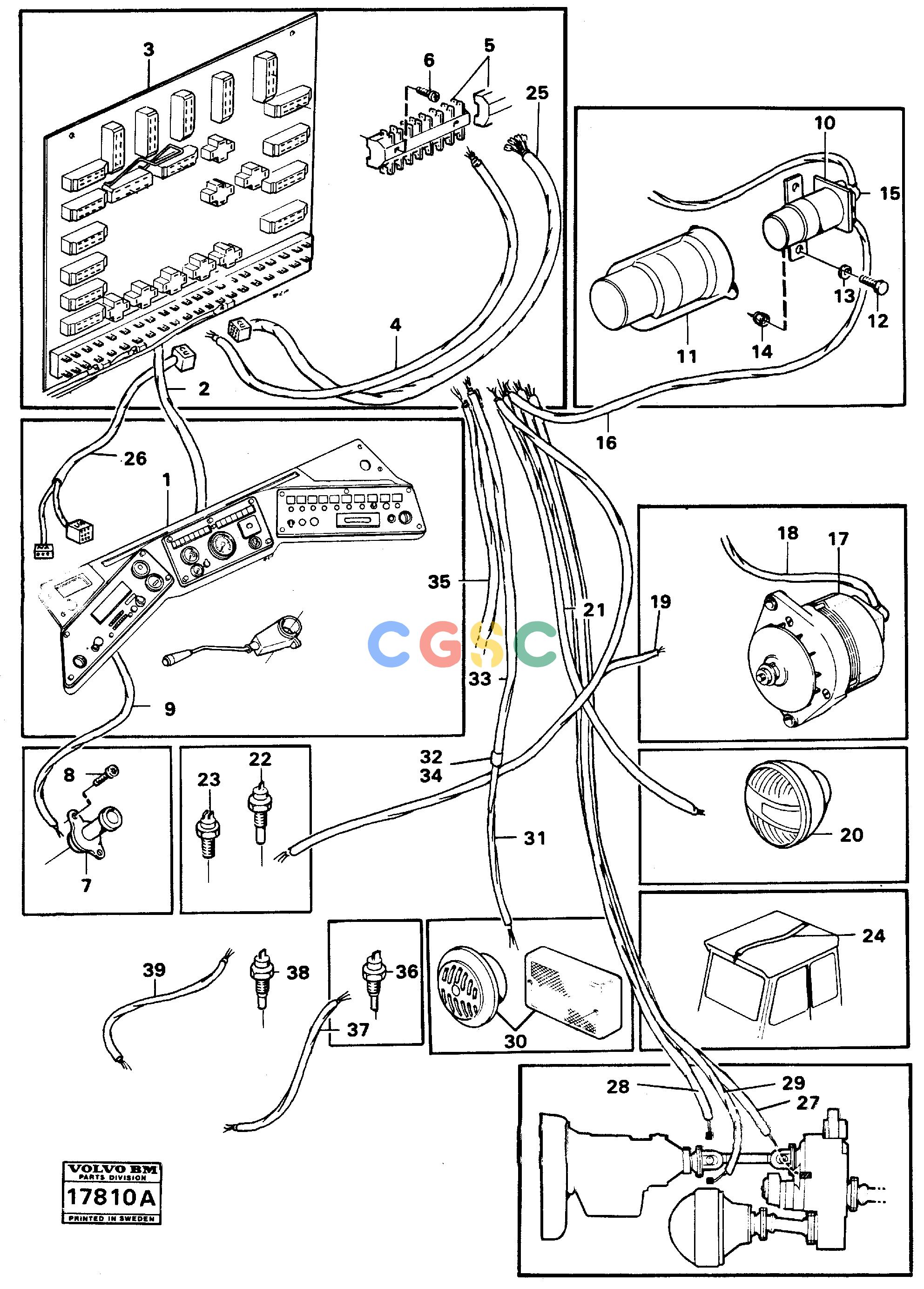 沃尔沃零件查询A25 VOLVO BM Electrical system,tractorVOLVO BM A25 NoneNoneNoneAutodata Volvo online