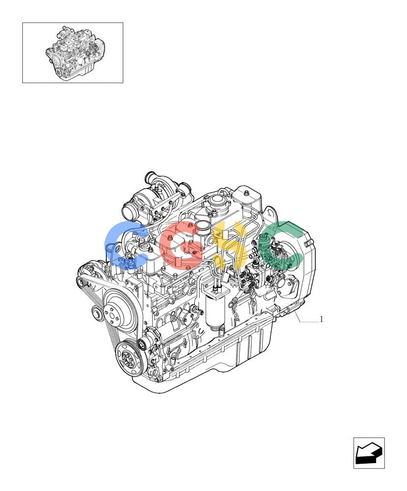 神钢零件查询(F4GE9684C J600) - ENGINE 504124795 - 920019900 (1/13-) (0.02.1[01]) - ENGINE (504124795) Kobelco