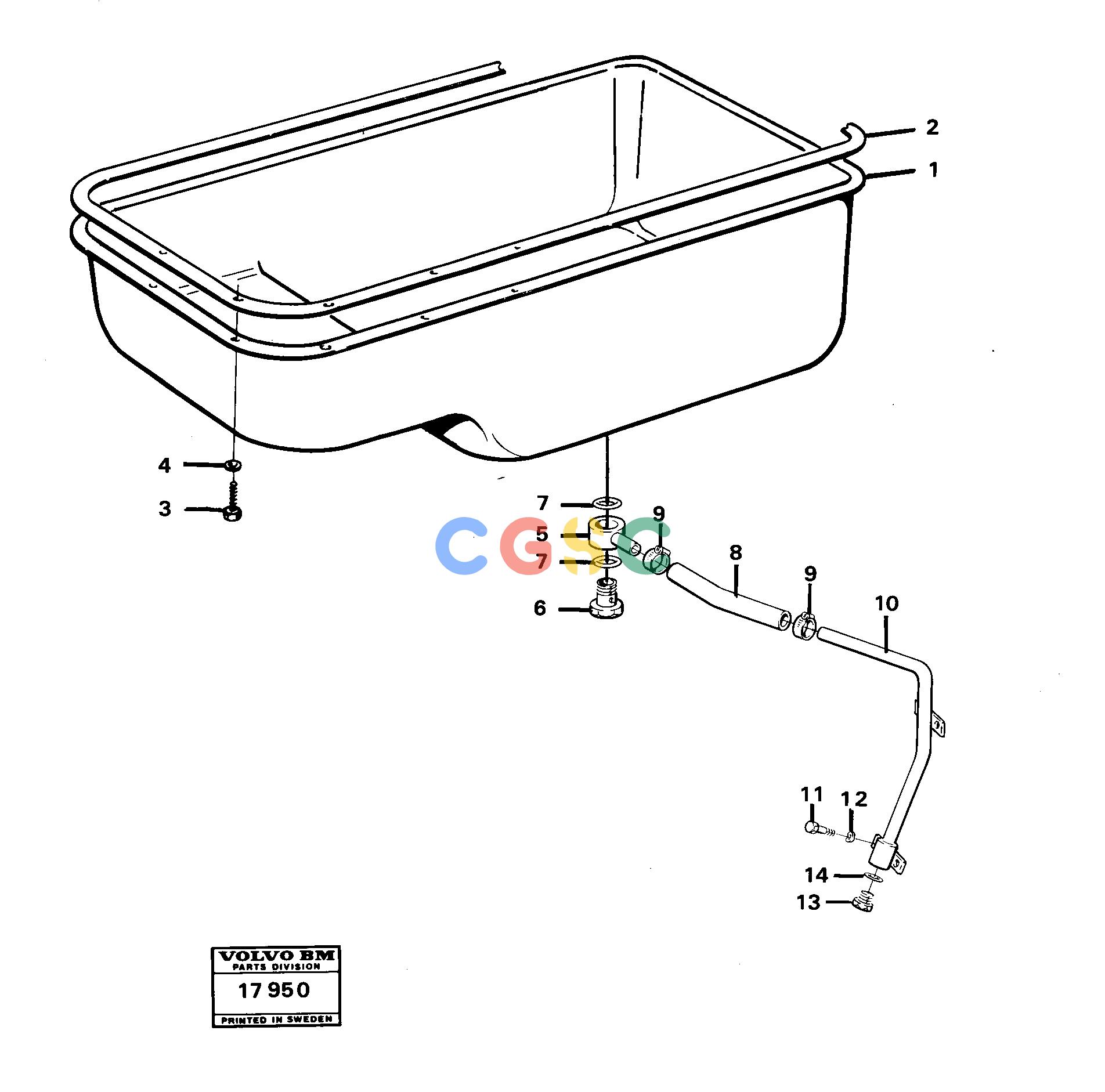 沃尔沃零件查询4300B Oil sump4300B NoneNoneNoneAutodata Volvo online