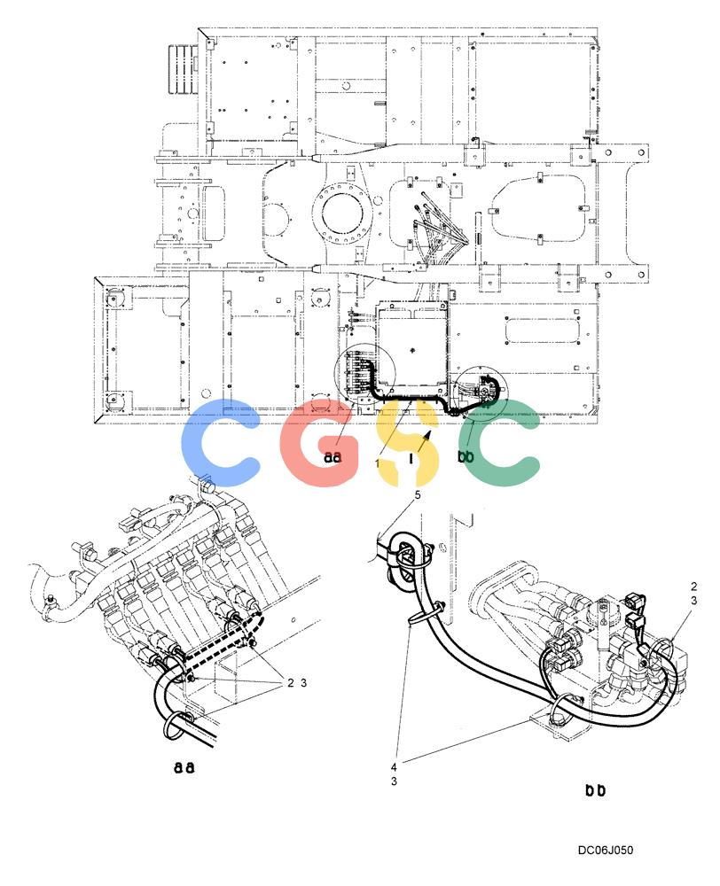纽荷兰零件查询(E215B) - CRAWLER EXCAVATOR - TIER 3 (ROPS CAB) ASN NBDA21800 (6/13-) (01-084[00]) - HARNESS ASSY, UPPER (PATTERN CHANGER) New Holland Constructuion