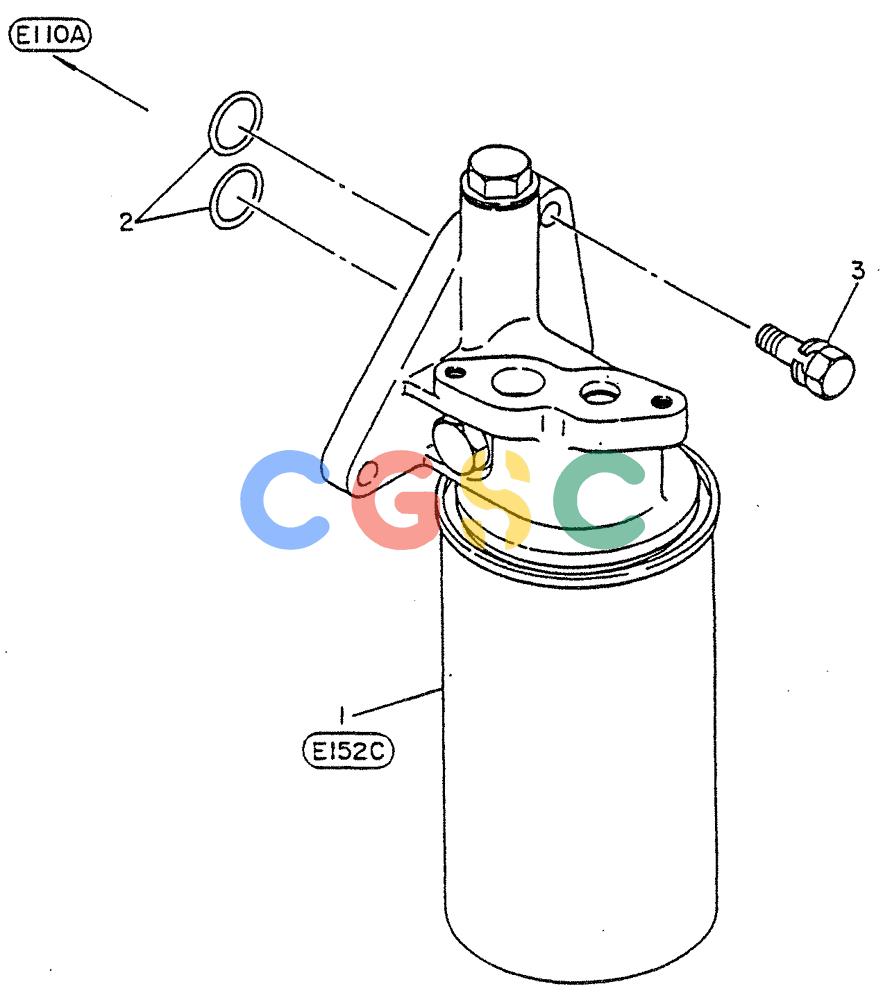 神钢零件查询(FD6(T)14) - NISSAN DIESEL ENGINE ASN 050001 - LK400 & LK500A (1/06-12/06) (04-003[01]) - FILTER-OIL (FITTING PARTS) "FULL FLOW" Kobelco