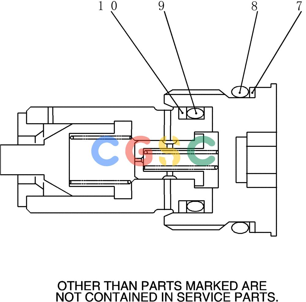 纽荷兰零件查询(E80BMSR) - CRAWLER EXCAVATOR ASN LF05-04001 - (N8TA18060) (HC327[1]) - VALVE ASSY, BYPASS New Holland Constructuion