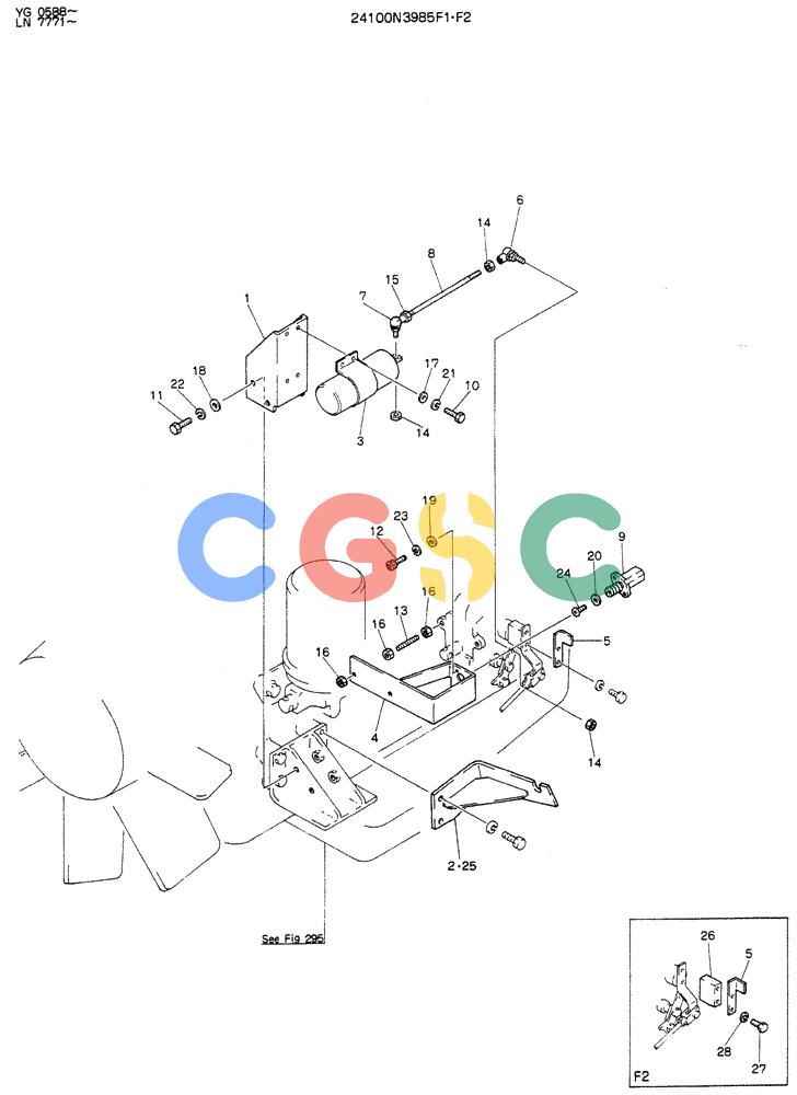 神钢零件查询(K907DLC) - EXCAVATOR ASN YG0501 (1/86-12/03) (05-012) - CONTROL ASSY, ENGINEP/N 24100N3985F1-F2 Kobelco